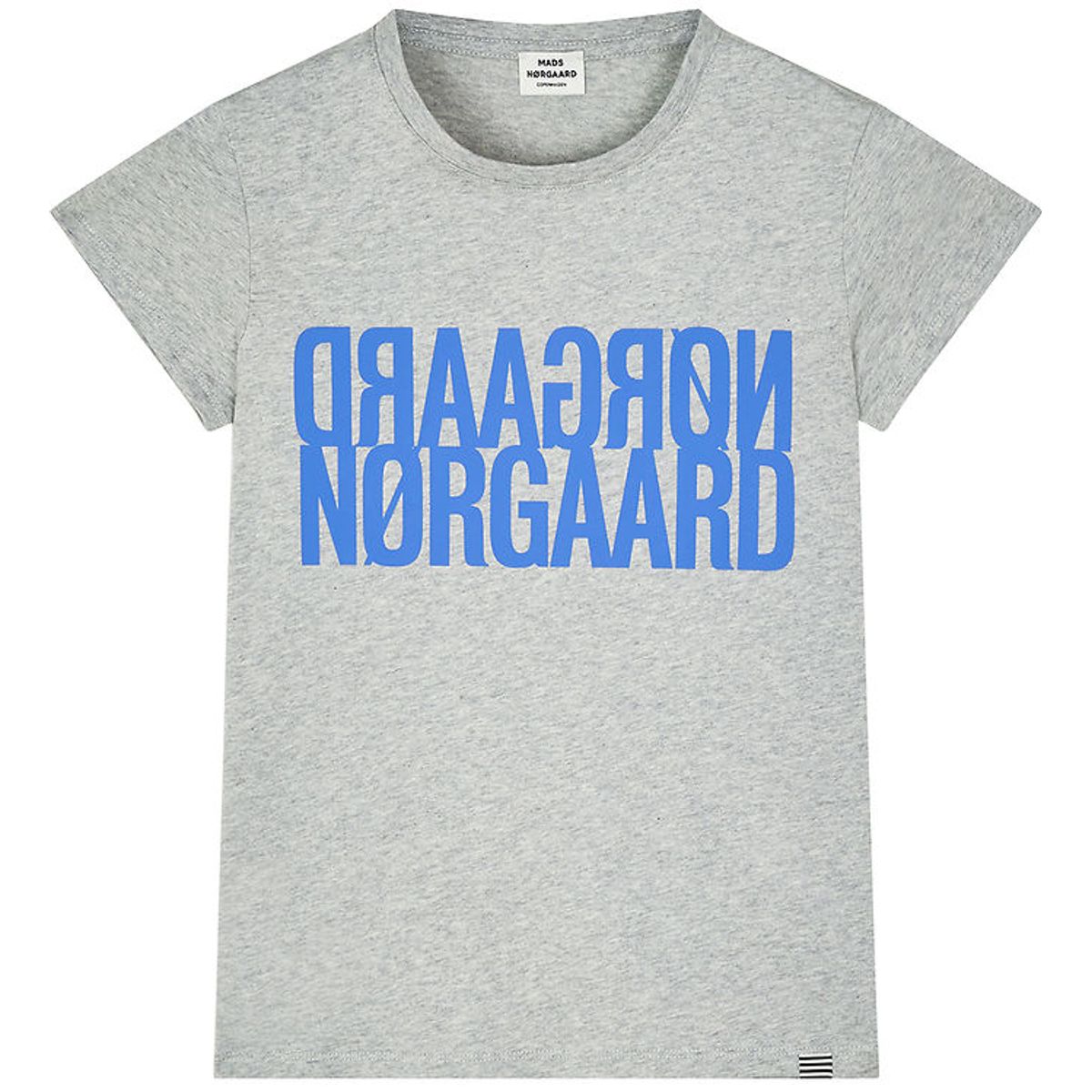 Mads Nørgaard T-shirt - Tuvina - Light Grey Melange