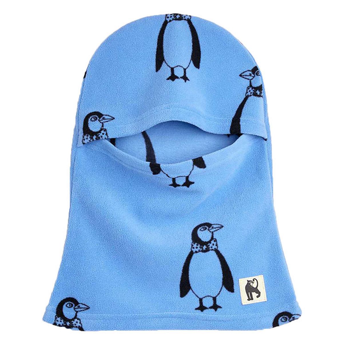 Mini Rodini Elefanthue - 1-lags - Penguin Fleece - Blå