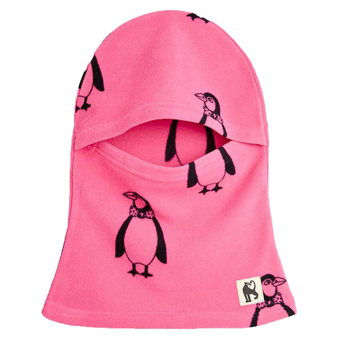 Mini Rodini Elefanthue - 1-lags - Penguin Fleece - Pink