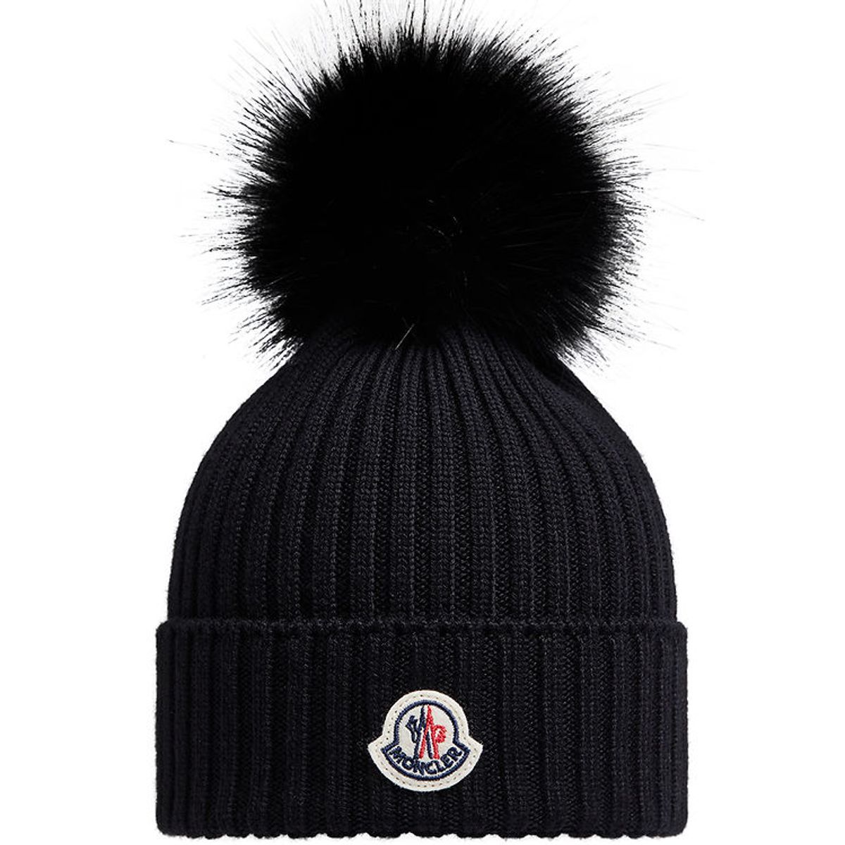 Moncler Hue - Strik - Uld - Navy m. Kvast