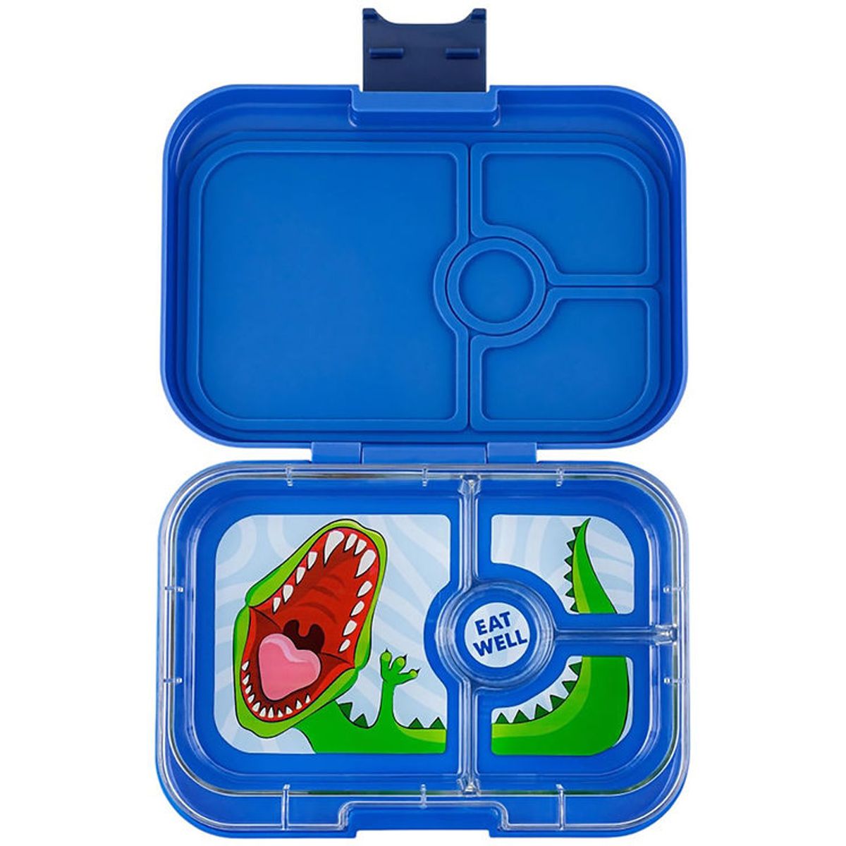 Yumbox Madkasse m. 4 Rum - Bento Panino - Surf Blue - Dino