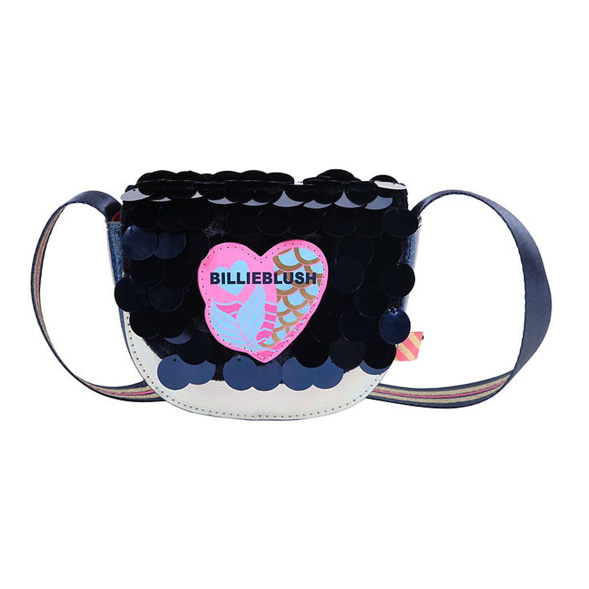 Billieblush Skuldertaske - Navy/Palietter