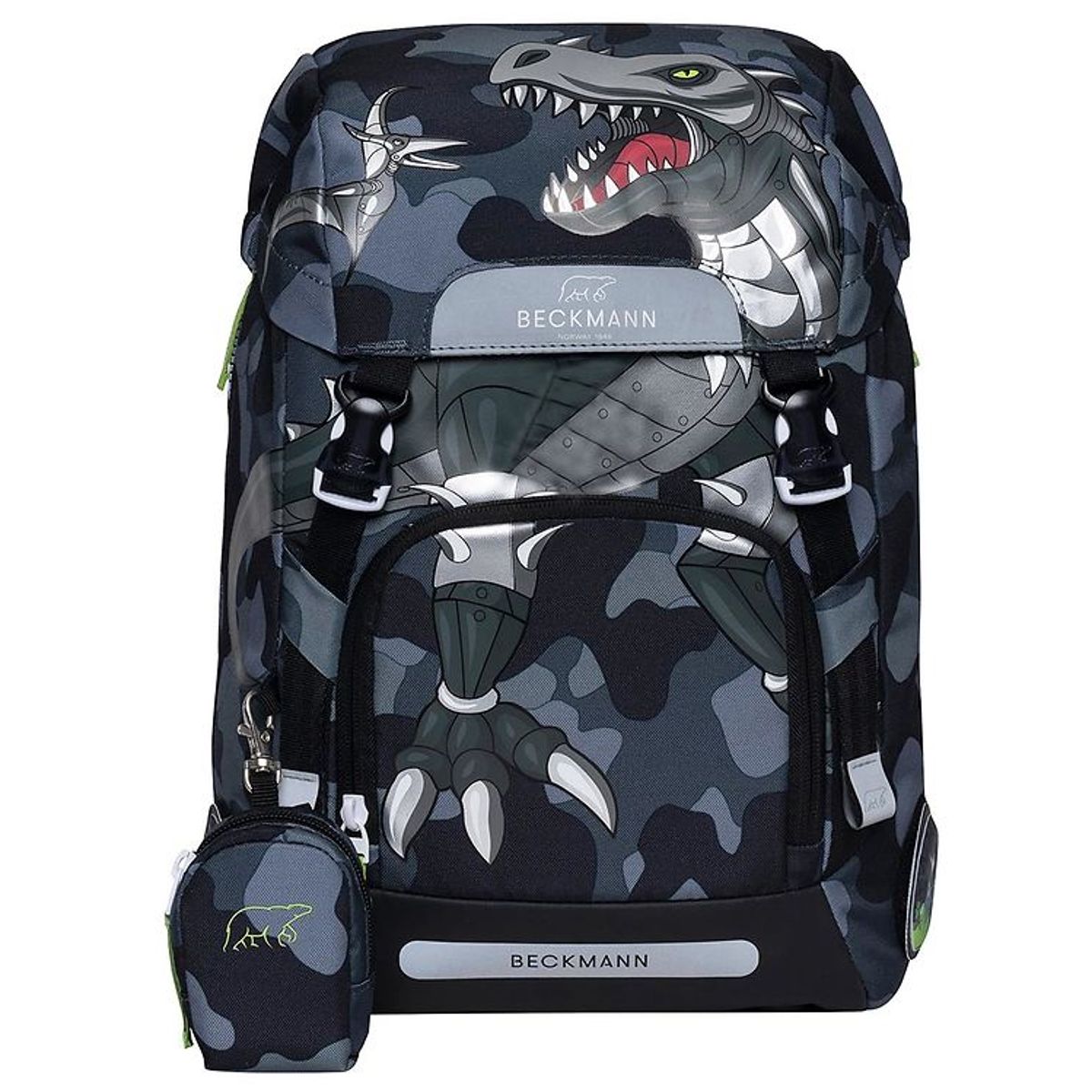 Beckmann Skoletaske - Classic - Camo Rex