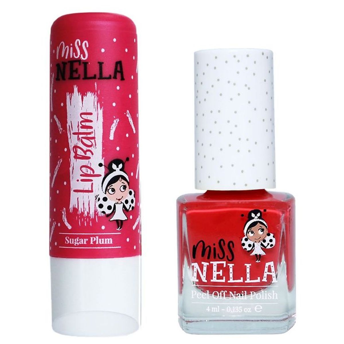 Miss Nella Læbepomade og Neglelak - Duo nr. 2