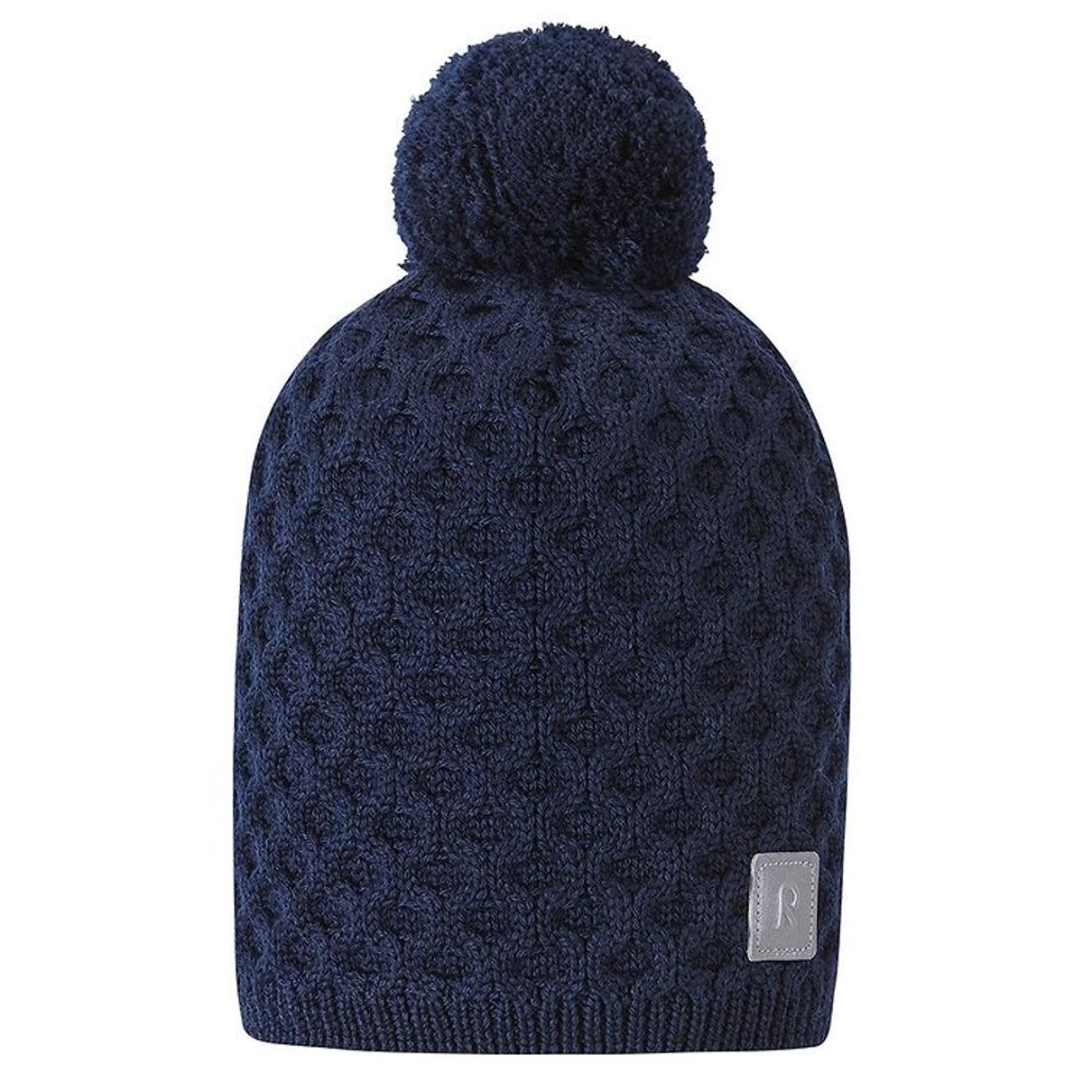 Reima Hue m. Fleece - Uld/Polyester - Nyksund - Navy m. Pompon