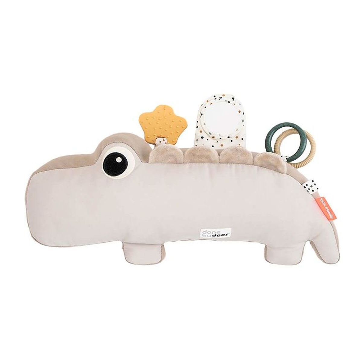 Done By Deer Aktivitetslegetøj - Tummy Time Activity Toy Croco