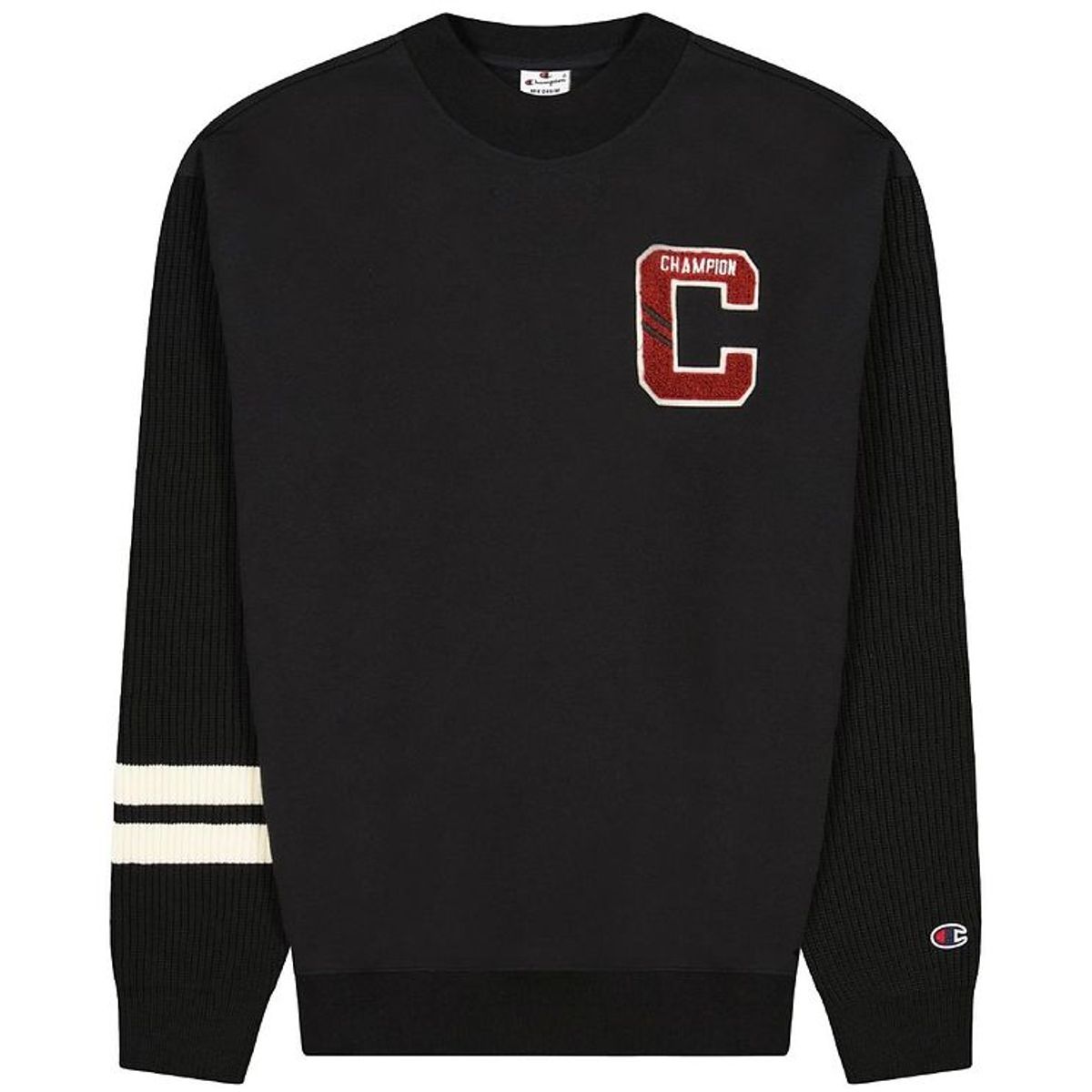 Champion Fashion Sweatshirt - Sort m. Logo