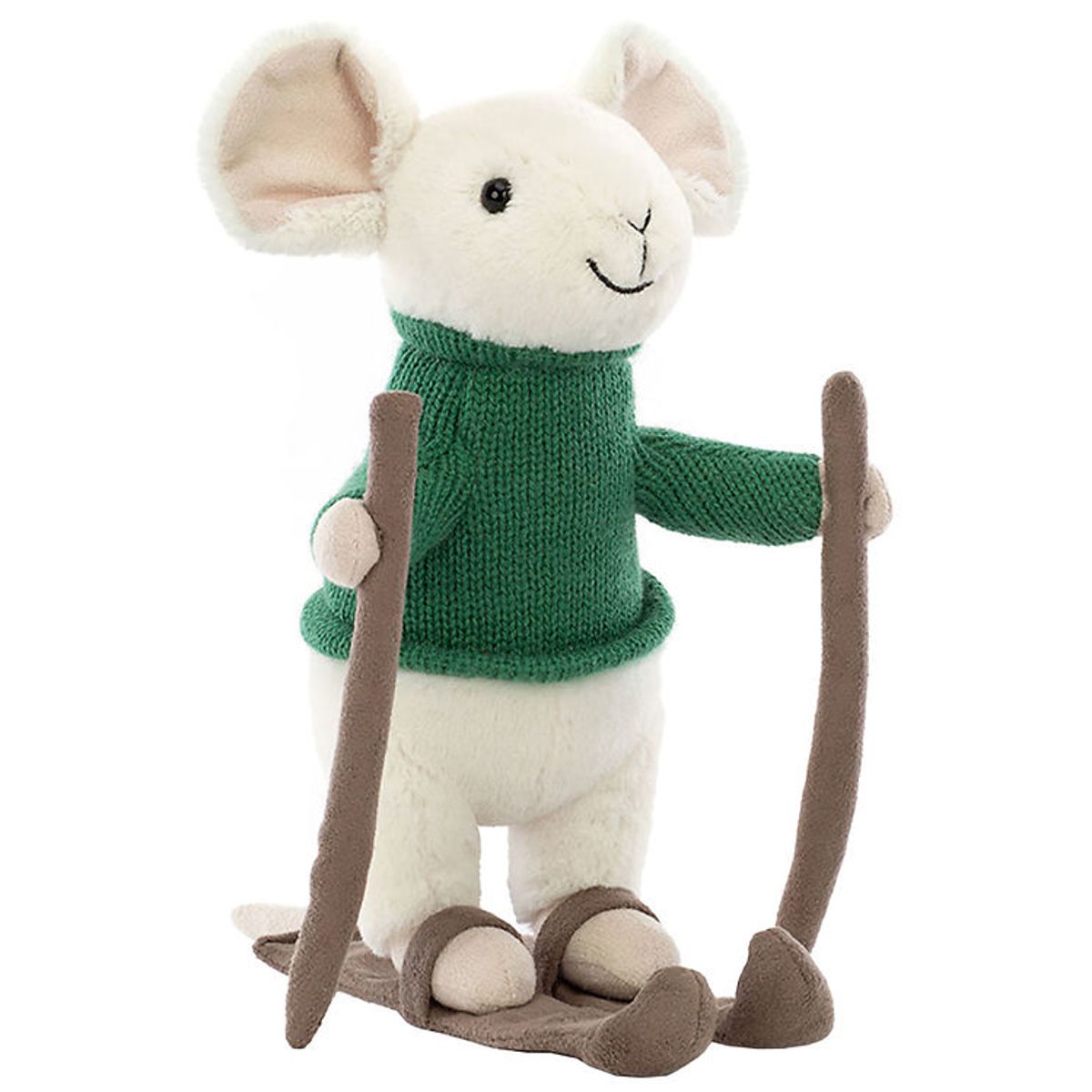 Jellycat Bamse - 18 cm - Merry Mouse Skiing