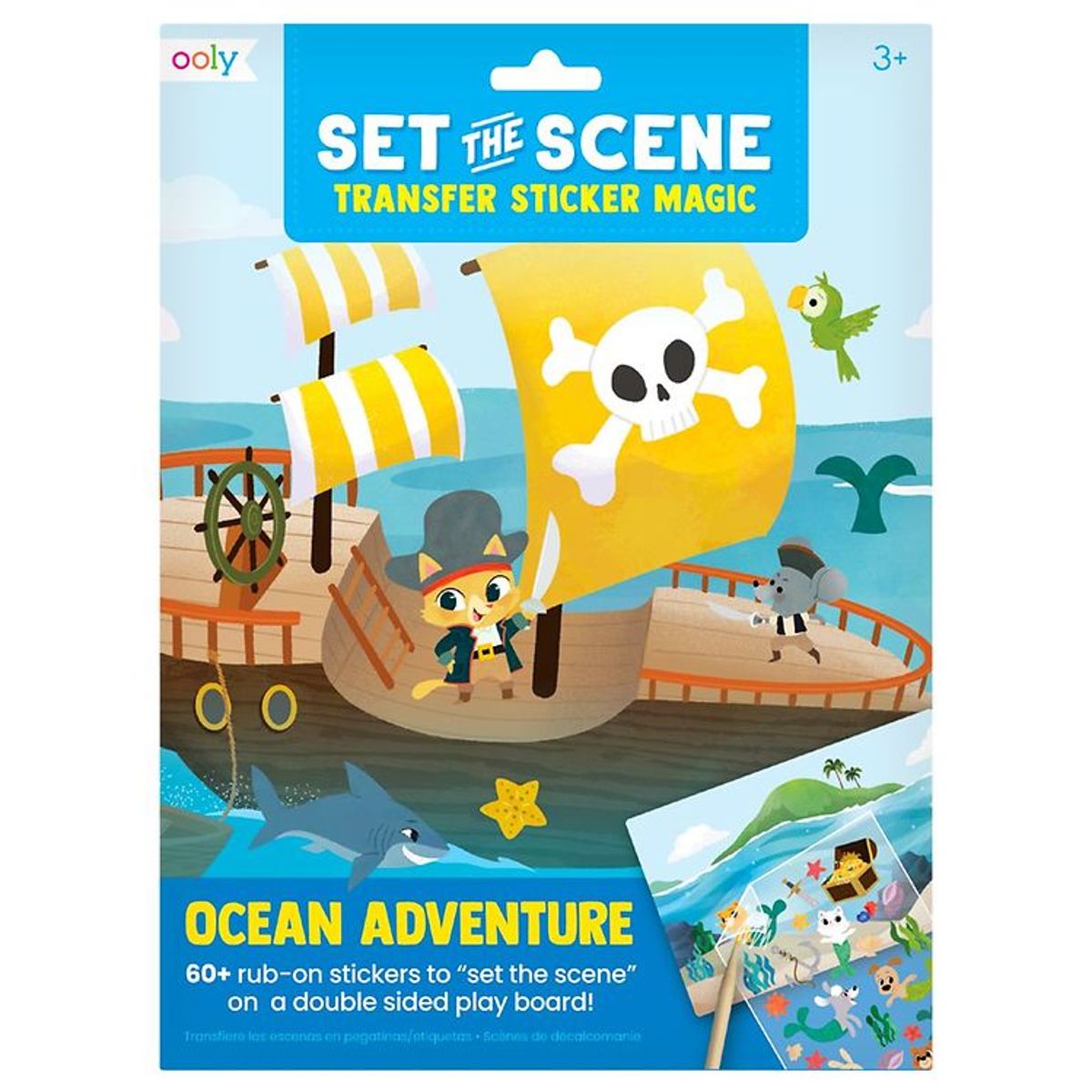 Ooly Klistermærkesæt - Set The Scene - Ocean Adventure