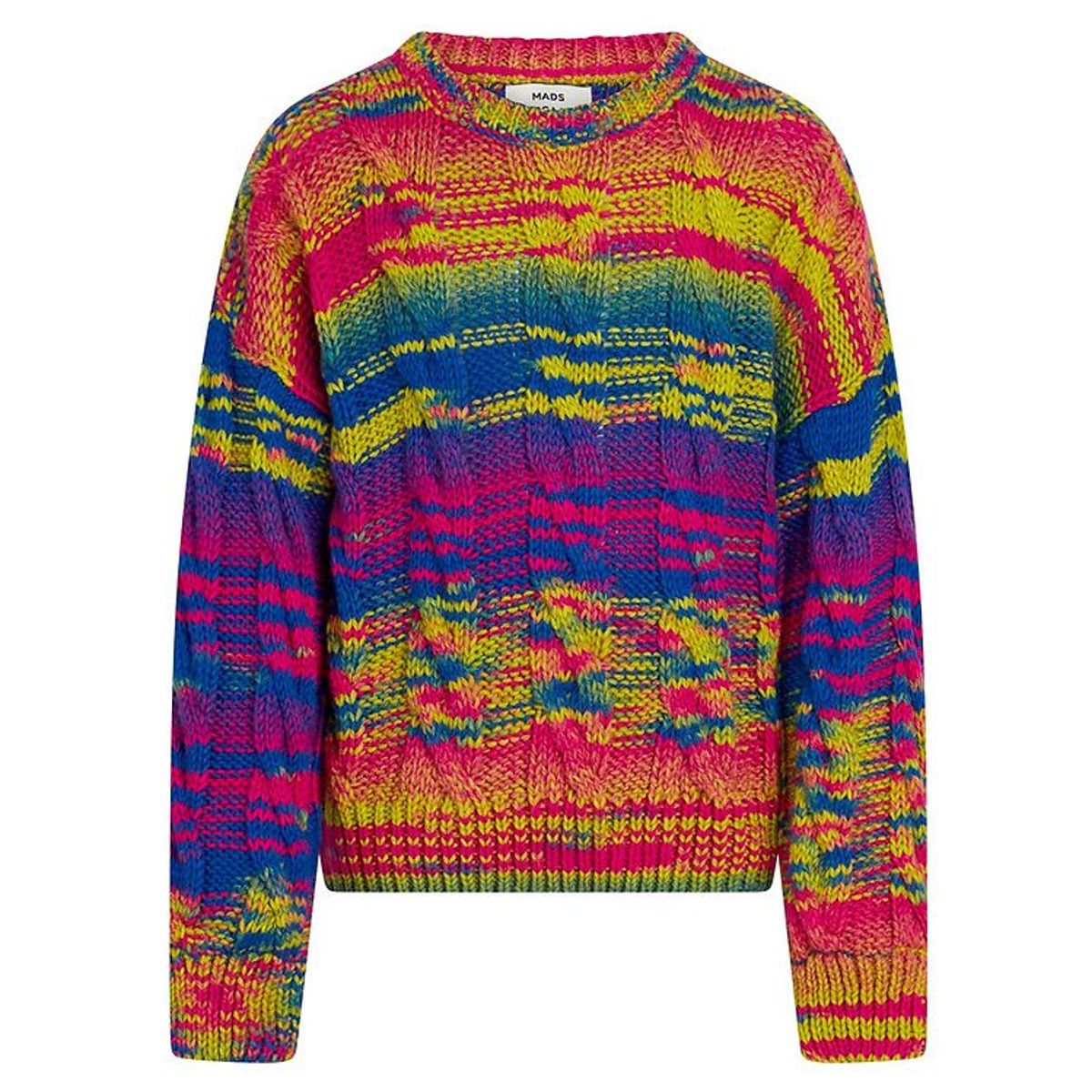 Mads Nørgaard Bluse - Uld/Akryl - Kolly Sweater - Purple Multi