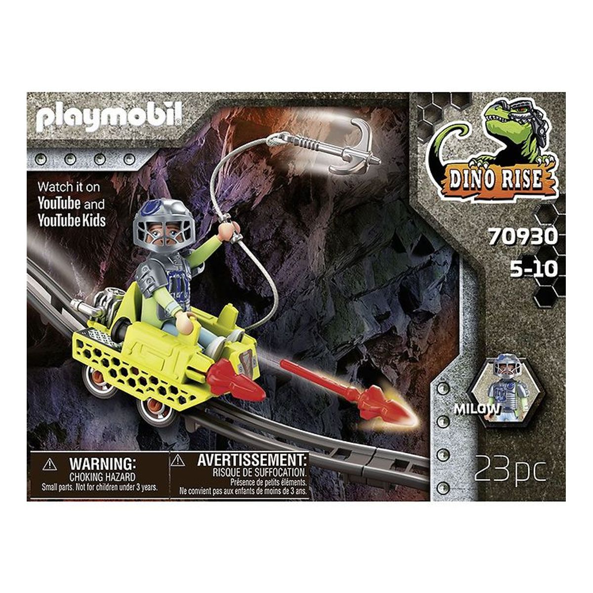 Playmobil Dino Rise - Mine Cruiser - 70930 - 23 Dele