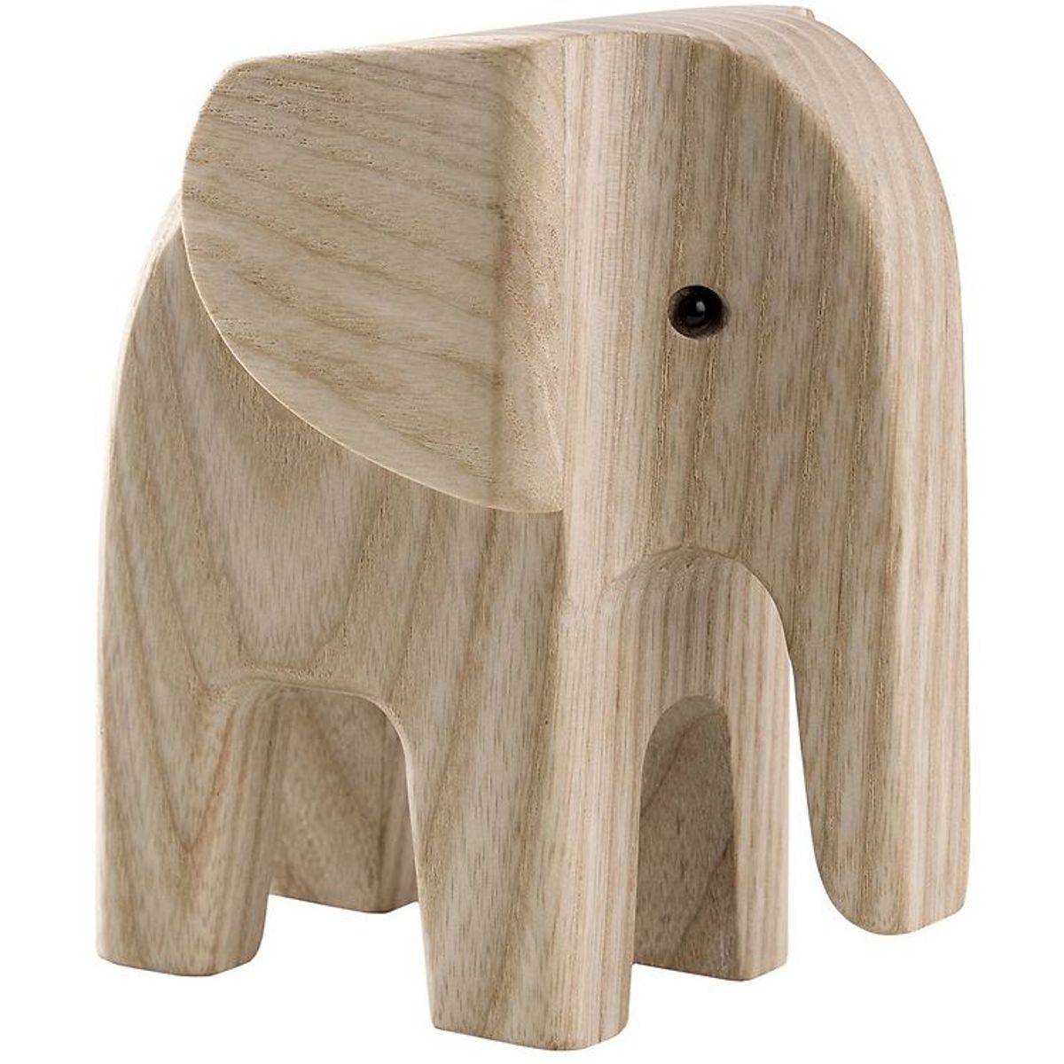 Novoform Træfigur - Baby Elephant - Natural Ash