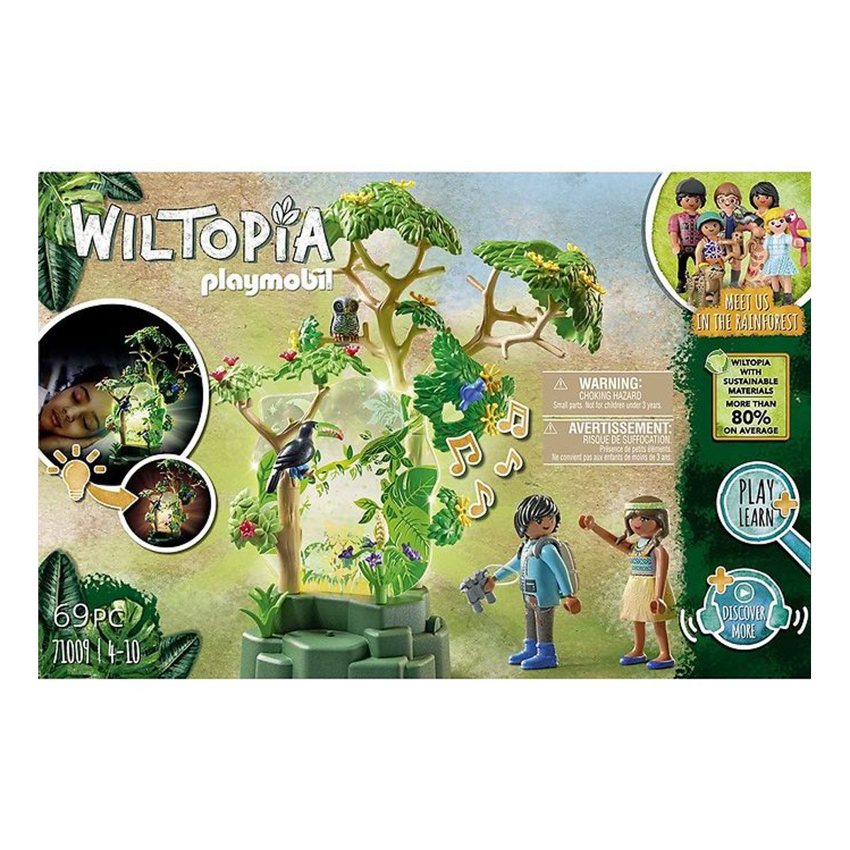 Playmobil Wiltopia - Regnskovs-natlampe - 71009 - 69 Dele