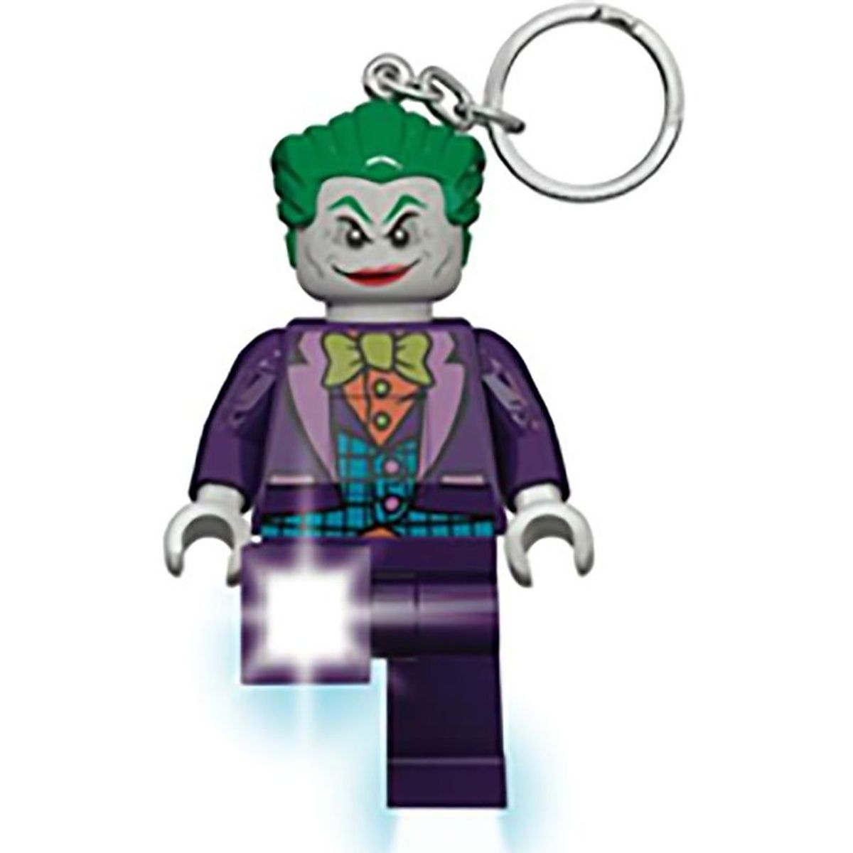 LEGO ® DC Nøglering m. Lommelygte - LEGO ® The Joker