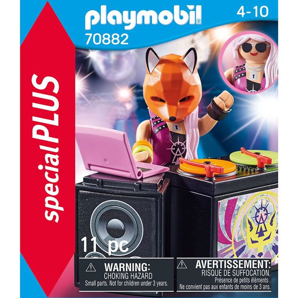 Playmobil SpecialPlus - DJ Med Pladespiller - 70882 - 11 Dele