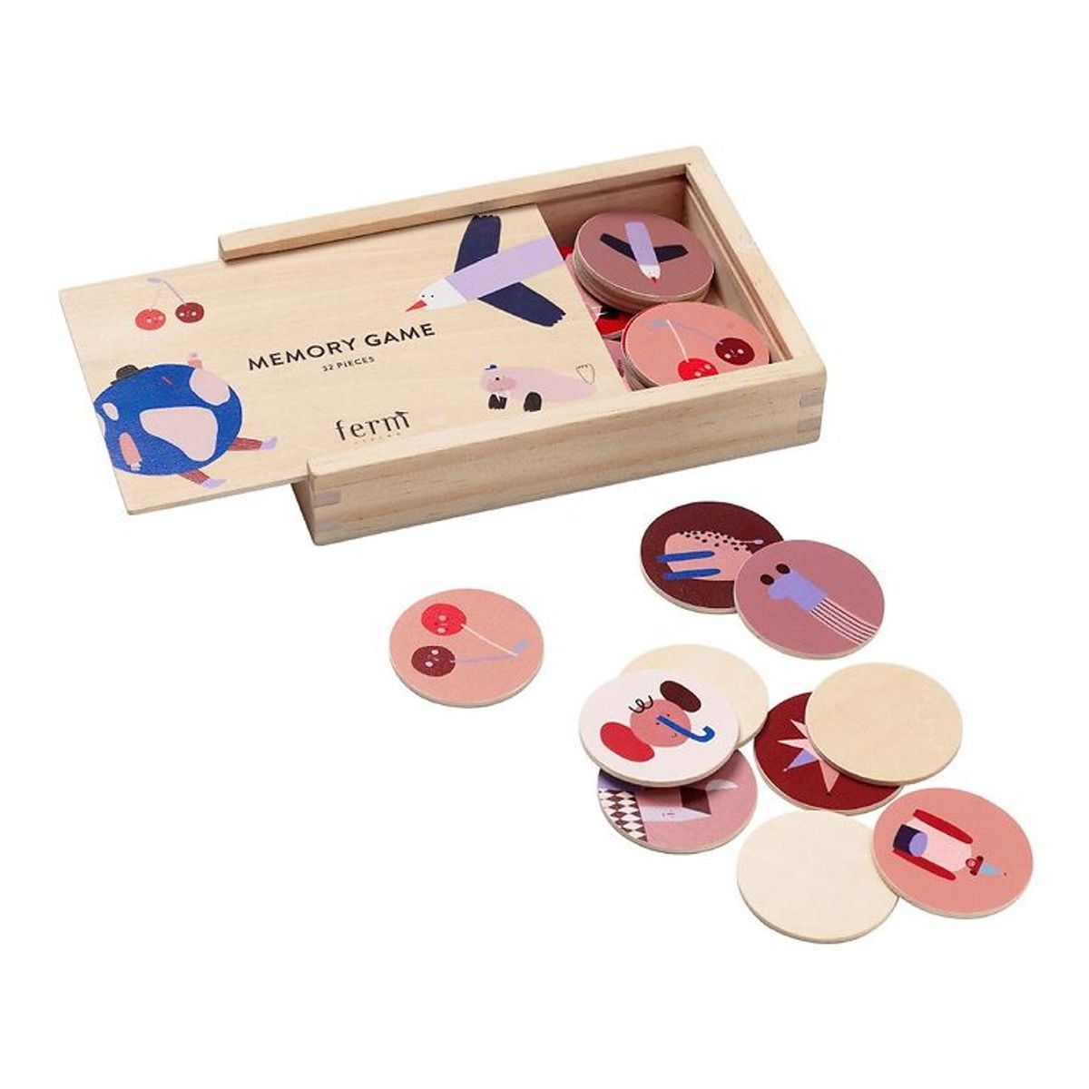 ferm Living Vendespil - Critter Memory Game - Multi