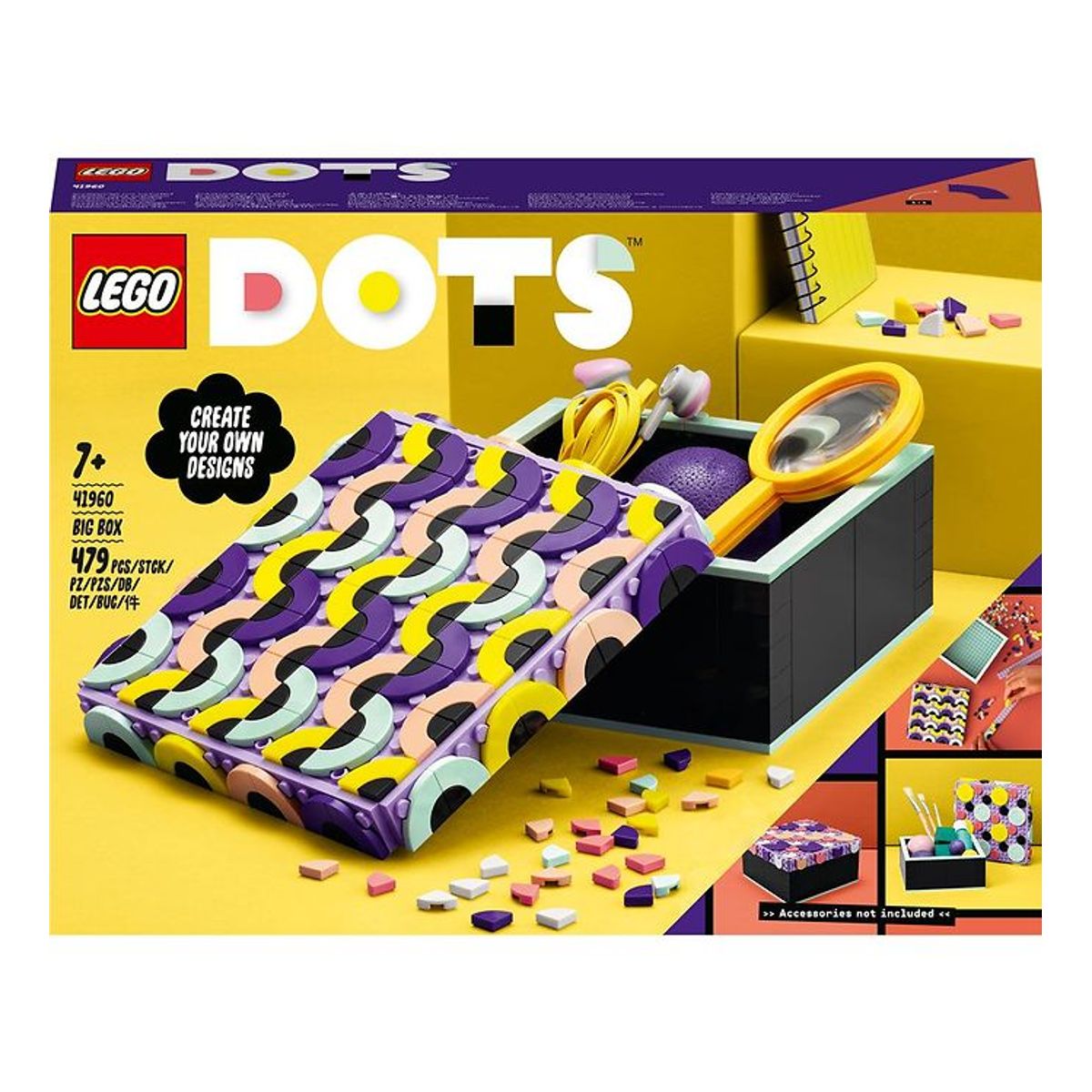 LEGO ® DOTS - Stor Æske 41960 - 479 Dele