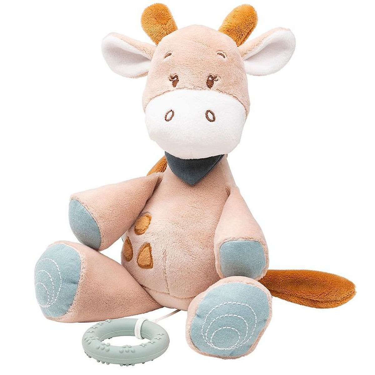 Nattou Bamse m. Musik - Musical Luna Giraffe - 30 cm - Brun