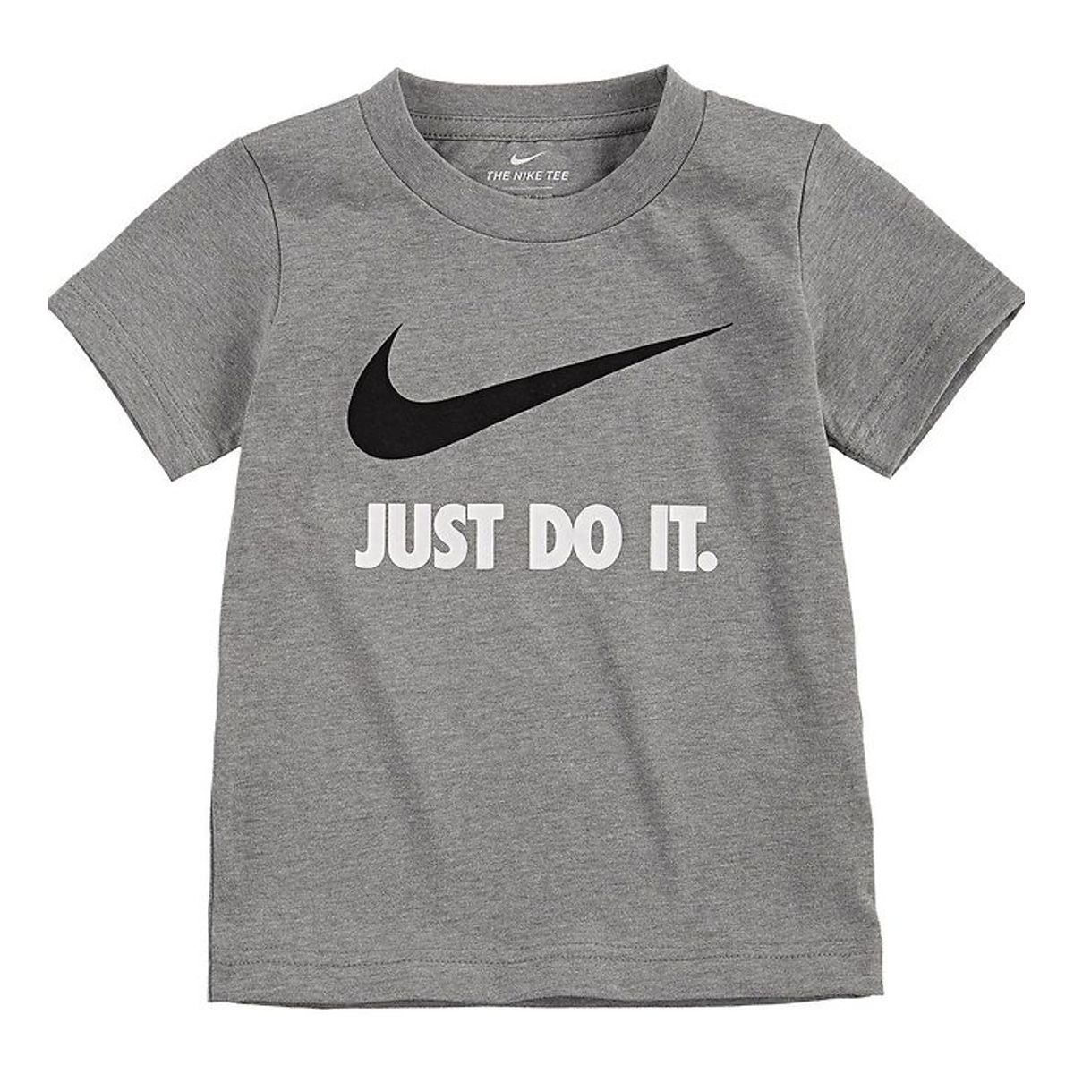 Nike T-shirt - Dark Grey Heather/Hvid