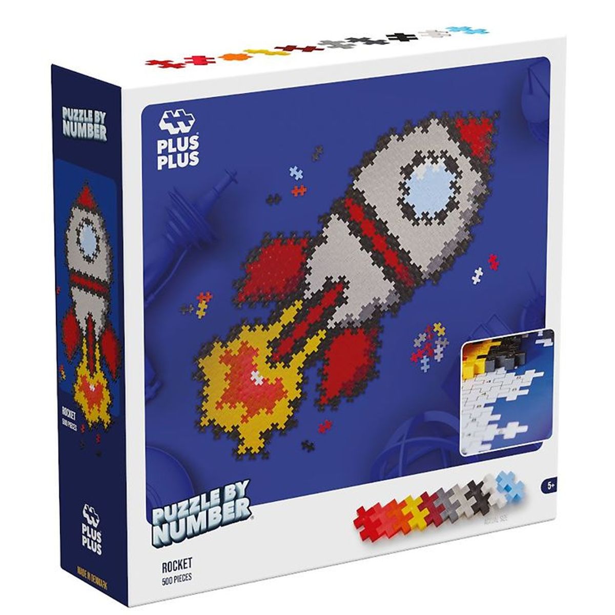 Plus-Plus Puzzle By Number - 500 Stk. - Rocket