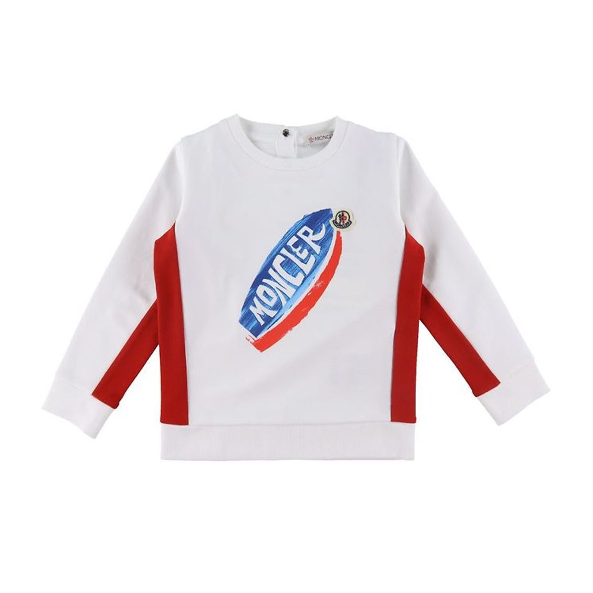 Moncler Sweatshirt - Hvid m. Print