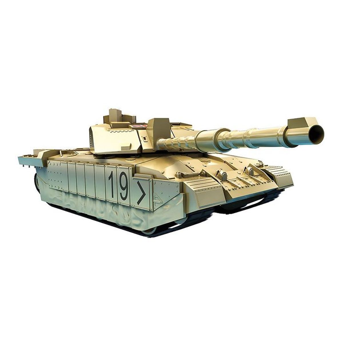 Airfix Sæt - QUICKBUILD - Challenger Tank Desert J6010 - 35 Del