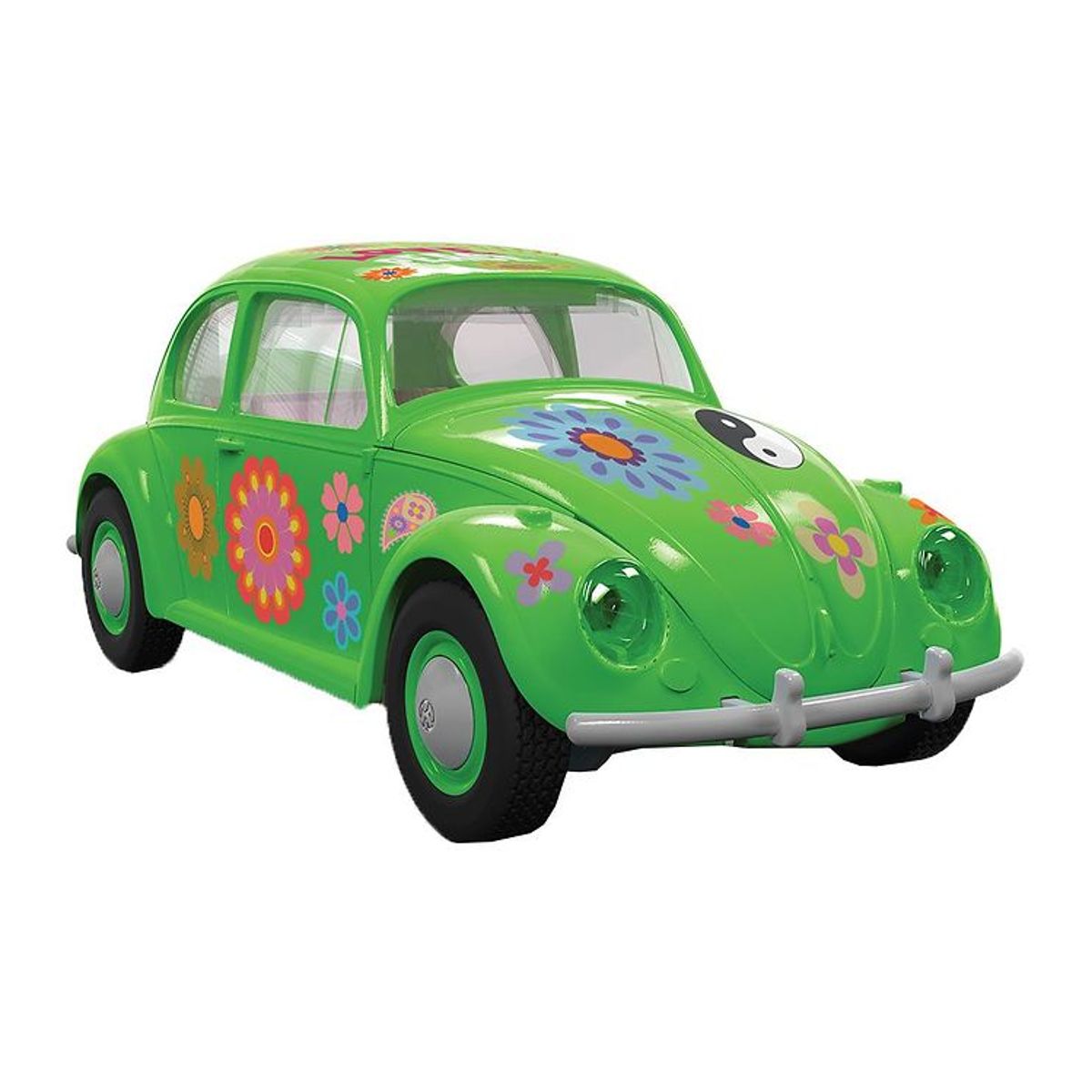 Airfix Sæt - QUICKBUILD - VW Beetle Flower-Power J6031 - 36 Dele