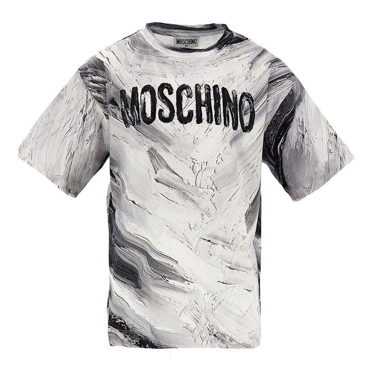 Moschino T-Shirt - Optical White/Grå