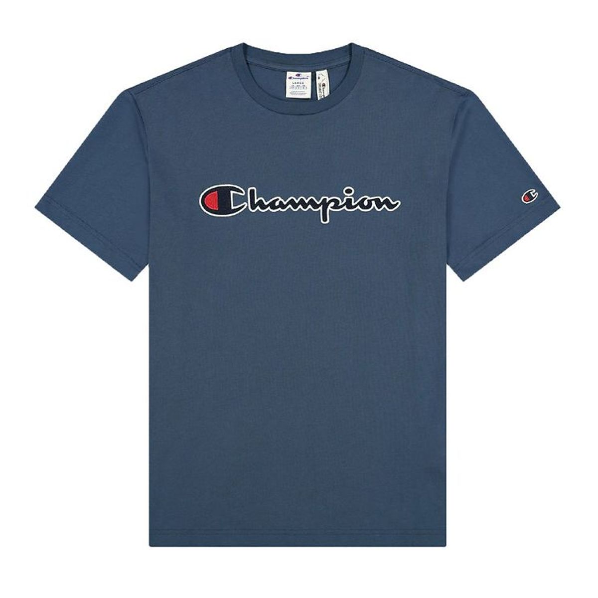 Champion Fashion T-Shirt - Blå m. Logo