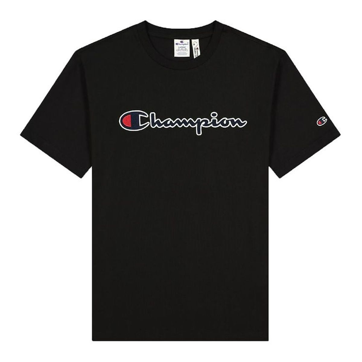 Champion Fashion T-Shirt - Sort m. Logo