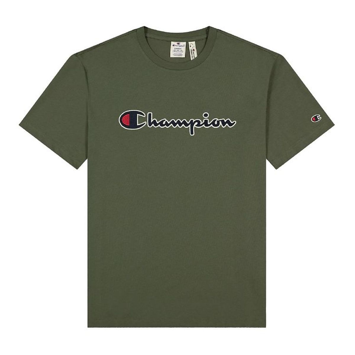 Champion Fashion T-shirt - Grøn m. Logo