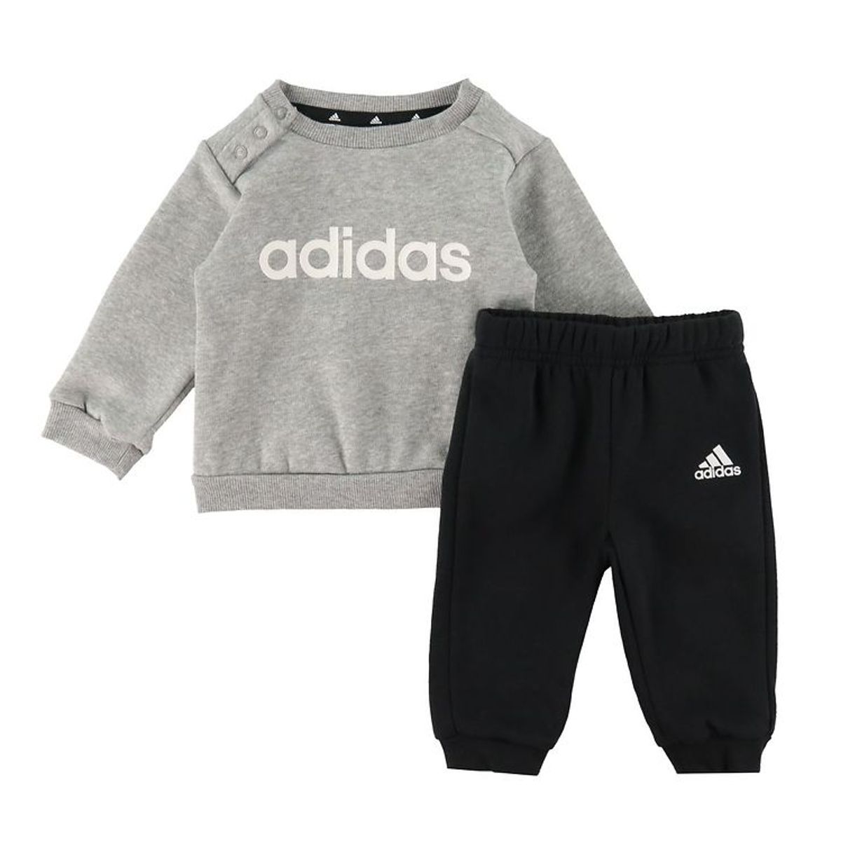 adidas Performance Sweatsæt - I LIN FL JOG - Grå/Hvid