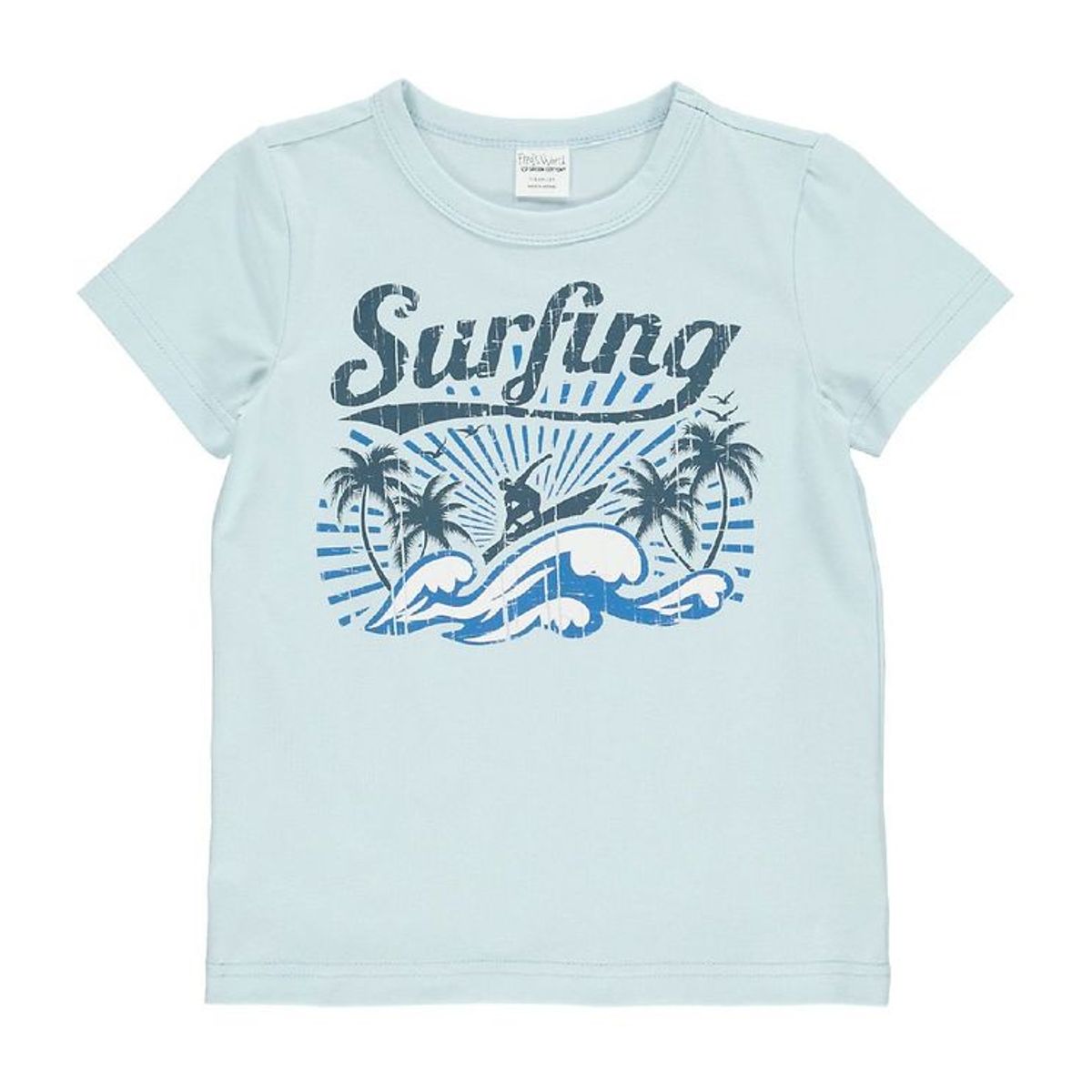 Freds World T-Shirt - Jersey Surfing - Light Blue