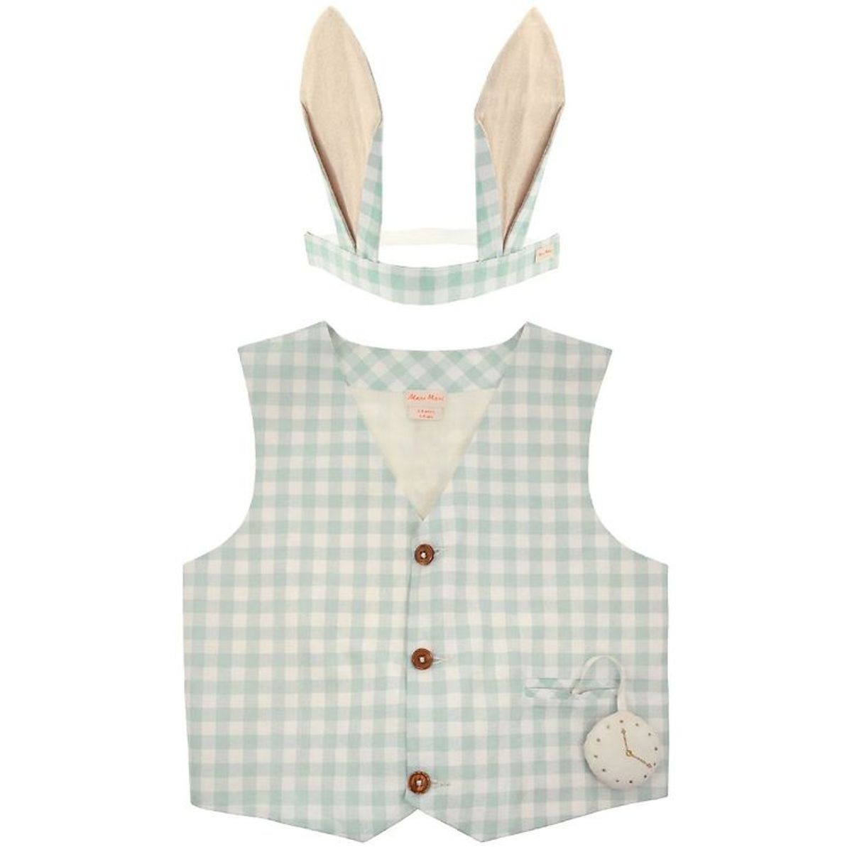 Meri Meri Udklædning - Gingham Bunny