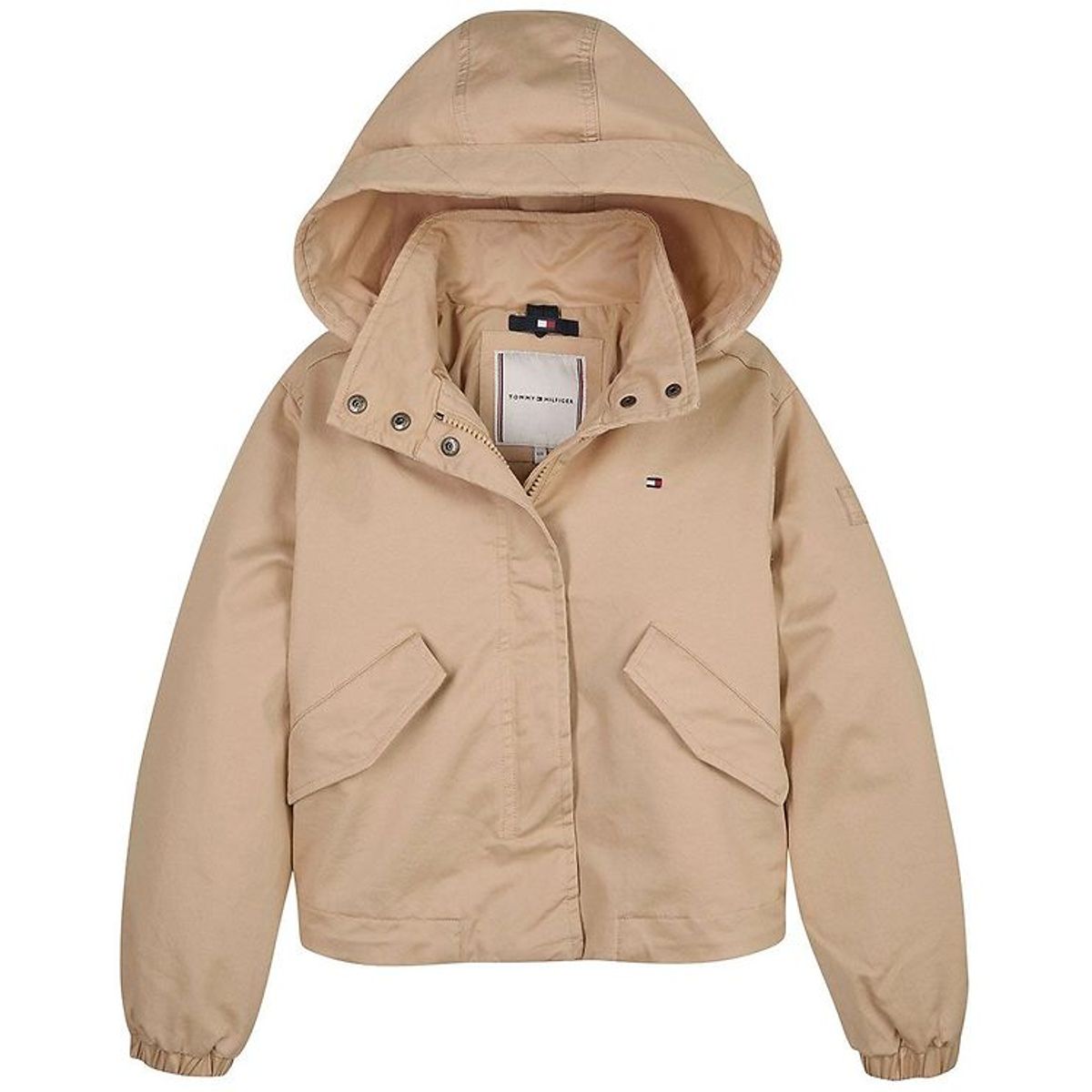 Tommy Hilfiger Jakke - Cotton Parka - Light Okker