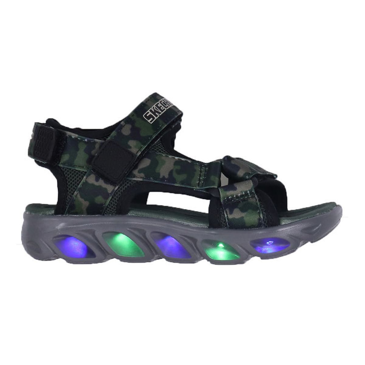 Skechers Sandaler m. Lys - Hypno-Splash - Black