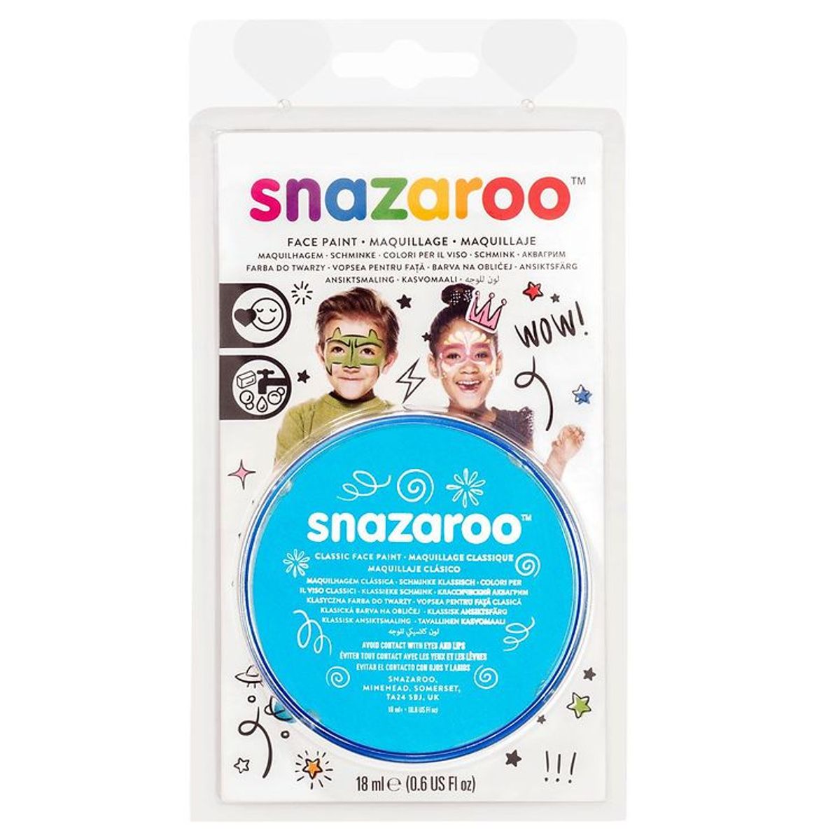 Snazaroo Ansigtsmaling - 18 ml - Turqoise