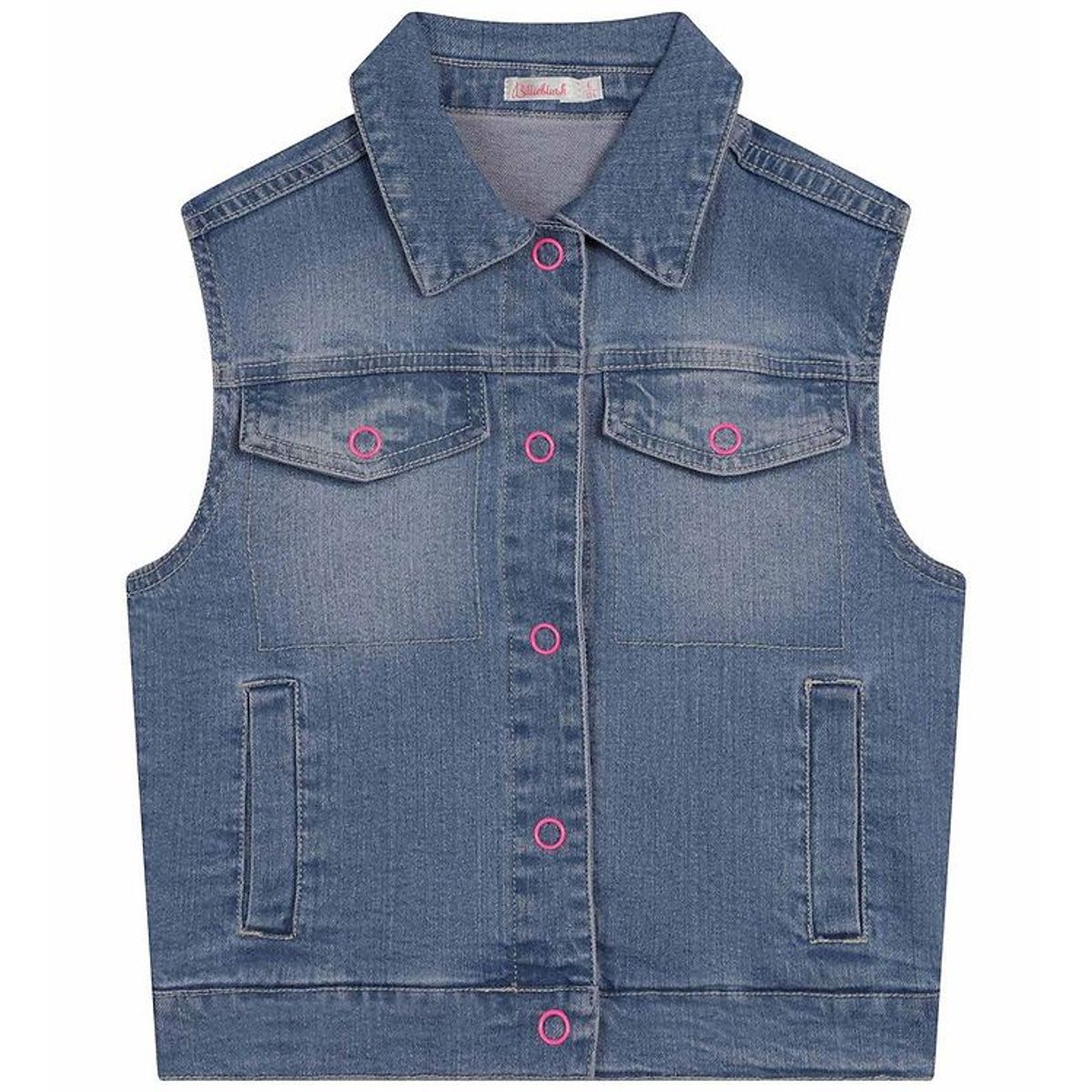 Billieblush Denimvest - Double Stone+Bleach