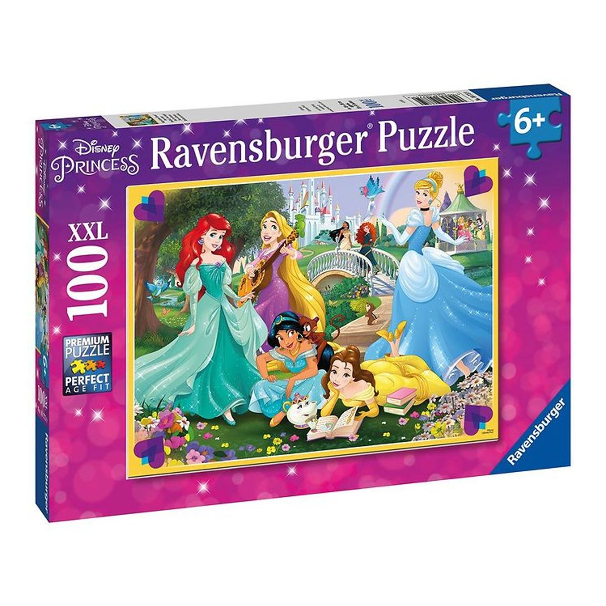 Ravensburger Puslespil - 100 Brikker - Disney Princess Dare To D