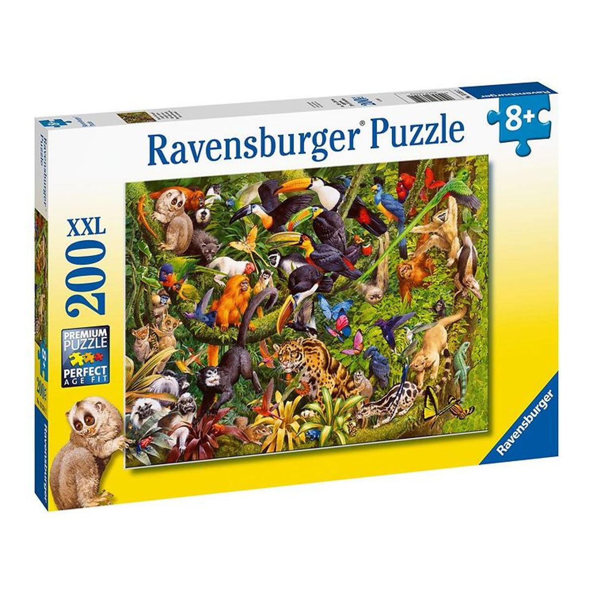 Ravensburger Puslespil - 200 Brikker - Tropical Rainforest