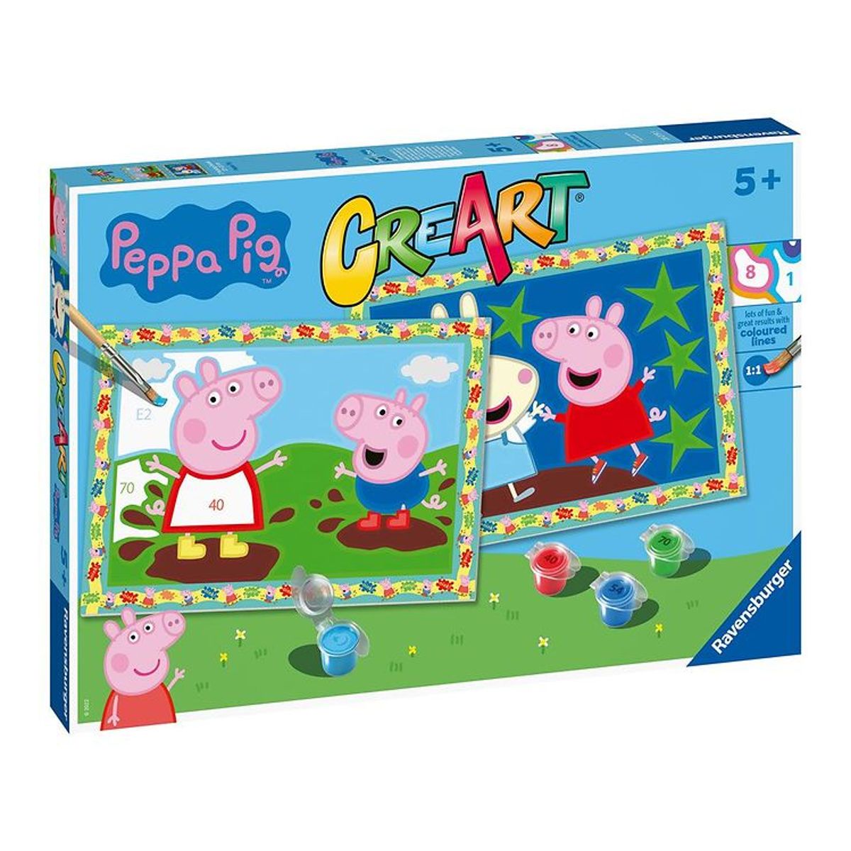 Ravensburger CreArt - Malesæt - Peppa Pig