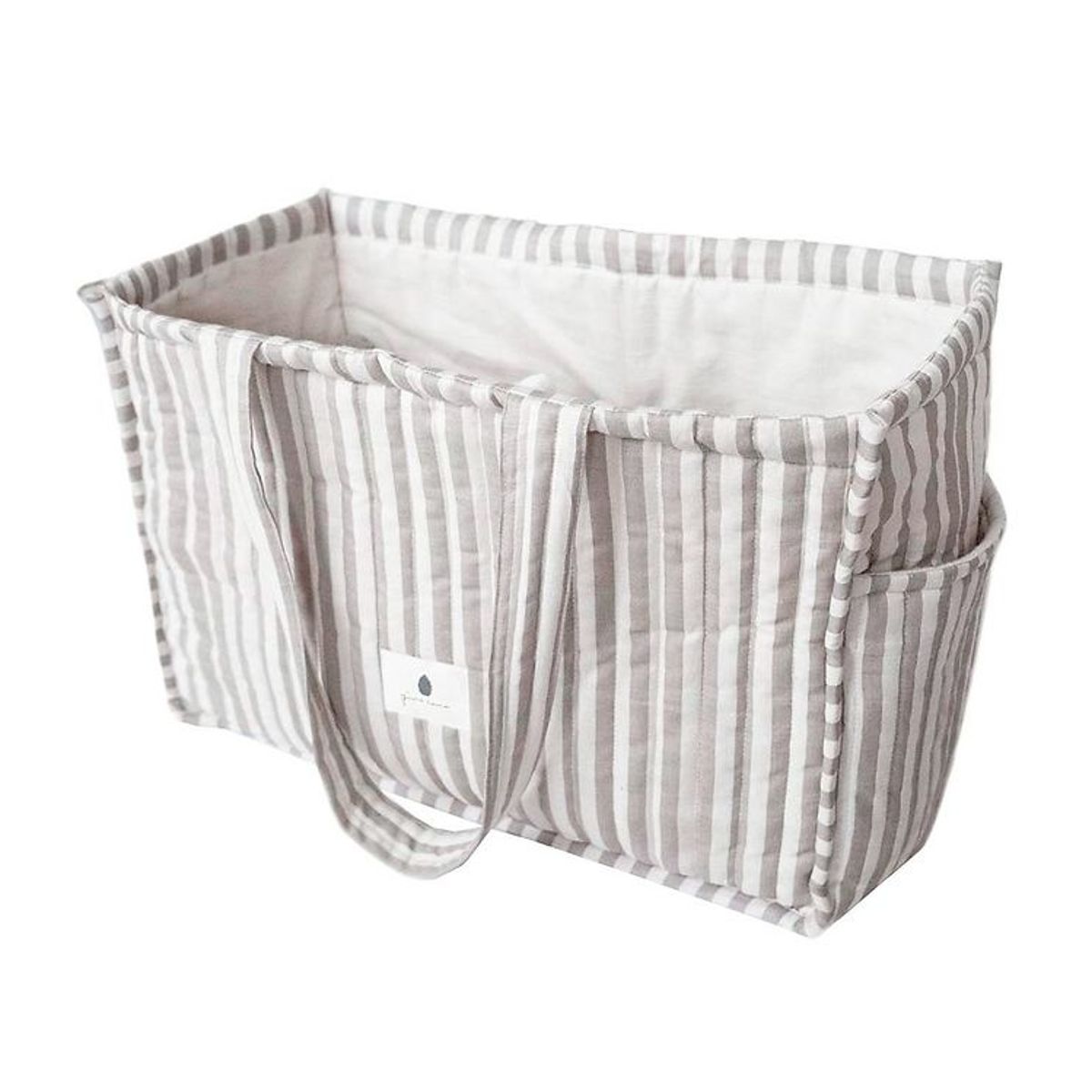 Pine Cone Shopper - Mommy - Mushroom Stripe