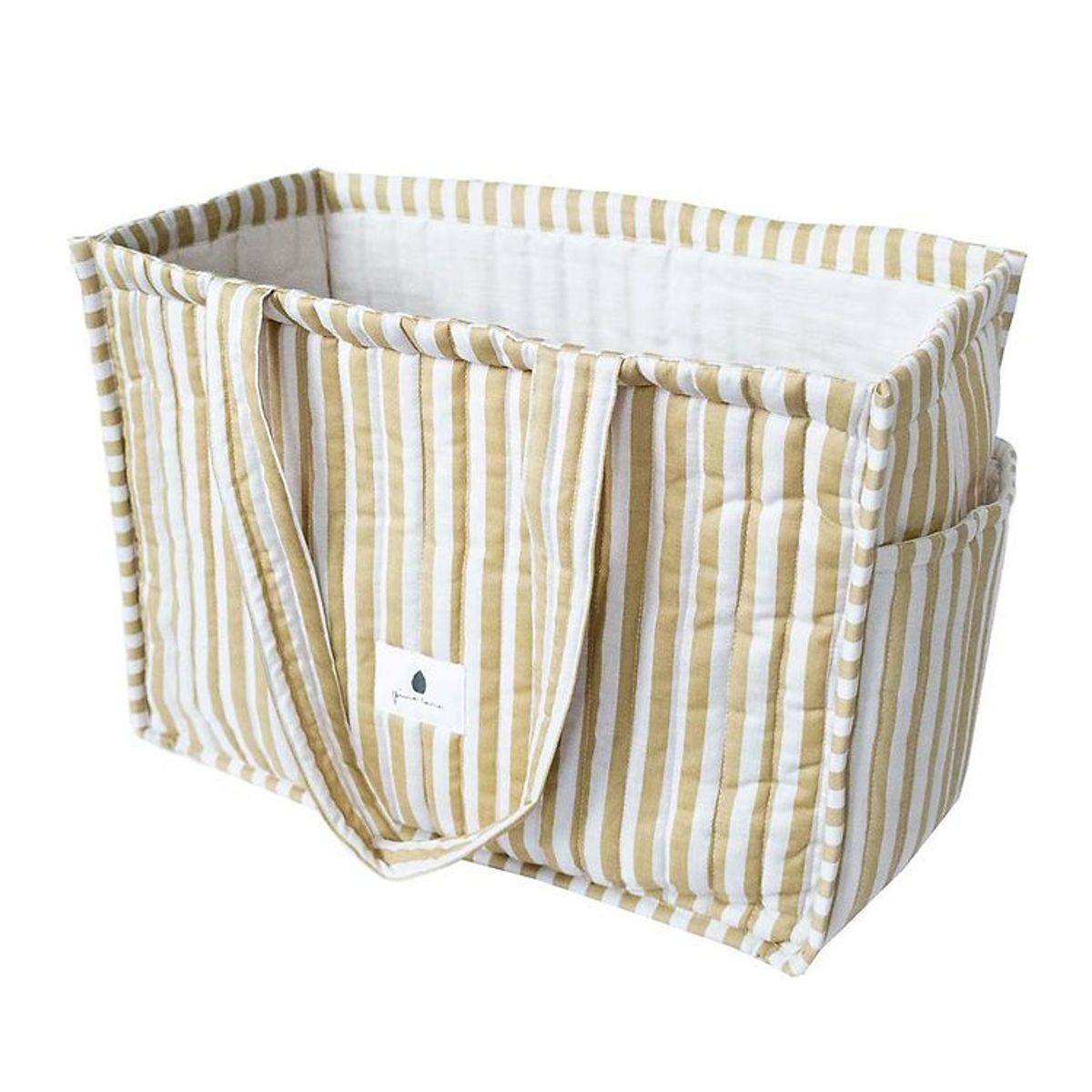 Pine Cone Shopper - Mommy - Mustard Stripe