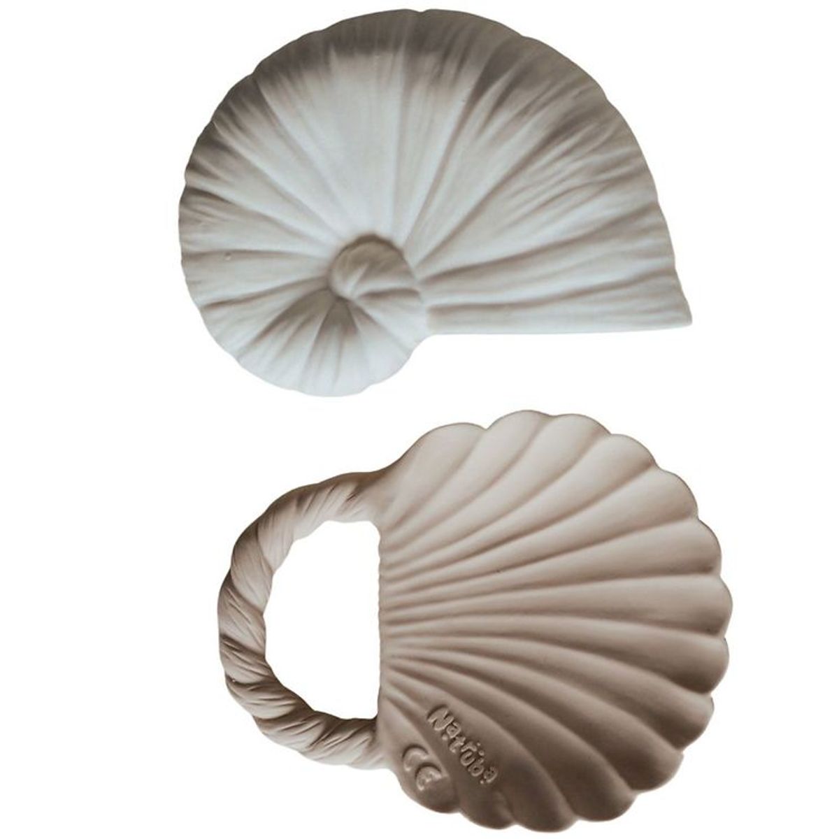 Natruba Badesæt - 2-pak - Bath Set Ocean - Mix - Hvid/Beige