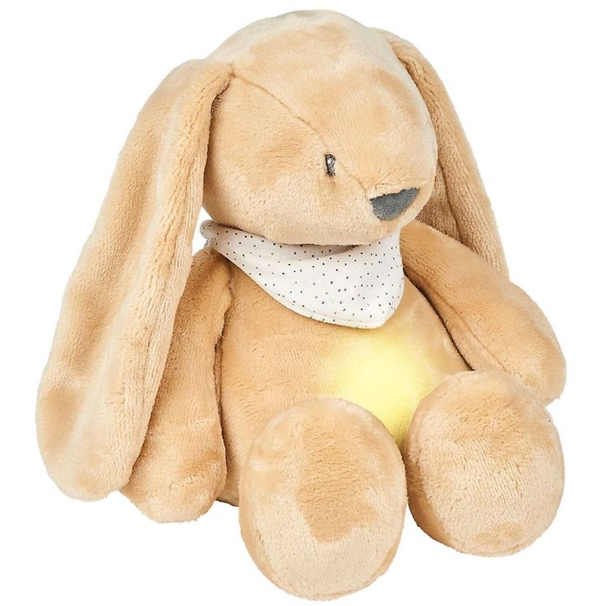 Nattou Sovebamse m. Natlys/Lyd - Sleepy Bunny - 30 cm - Pale Bro