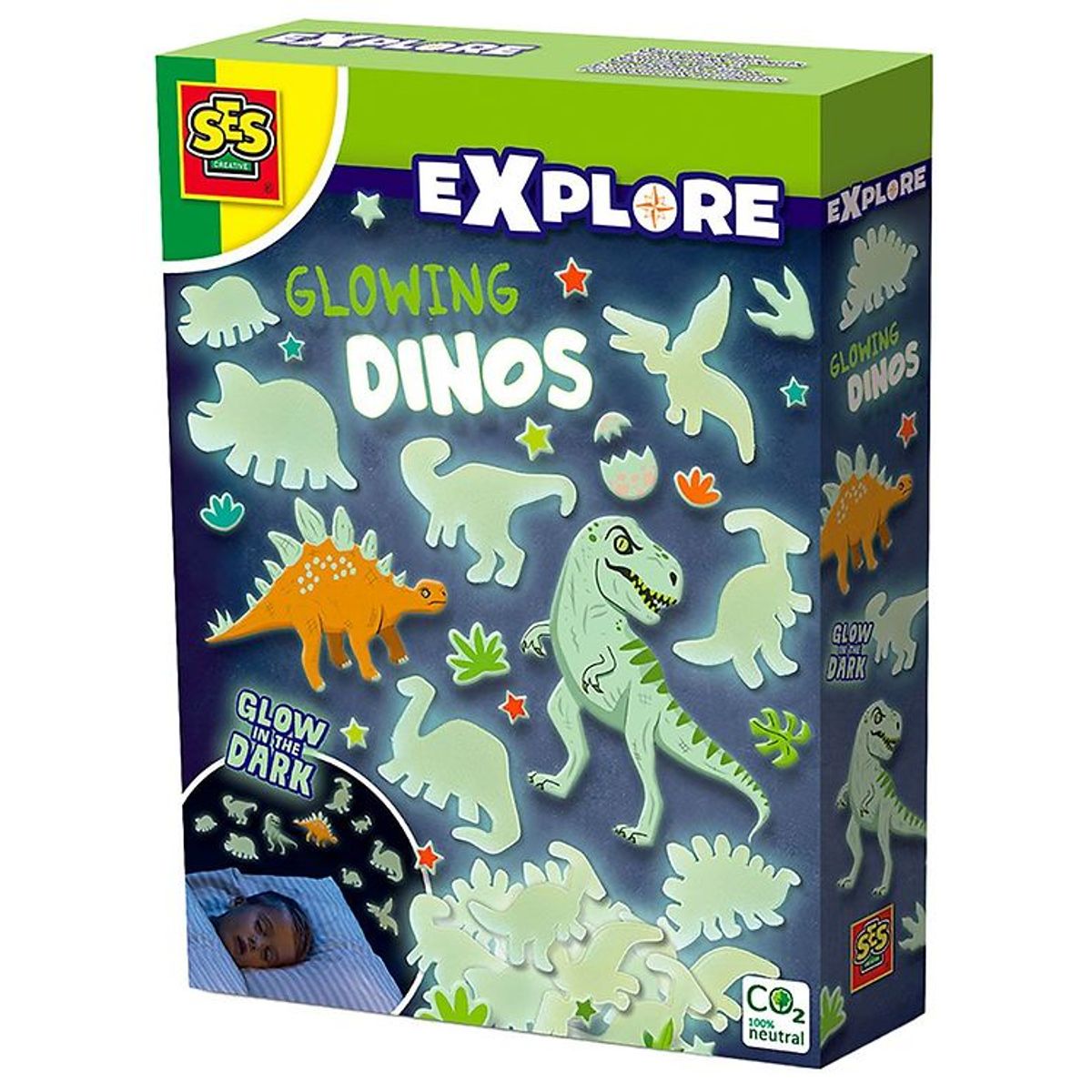 SES Creative - Explore - Selvlysende Dinosaurer