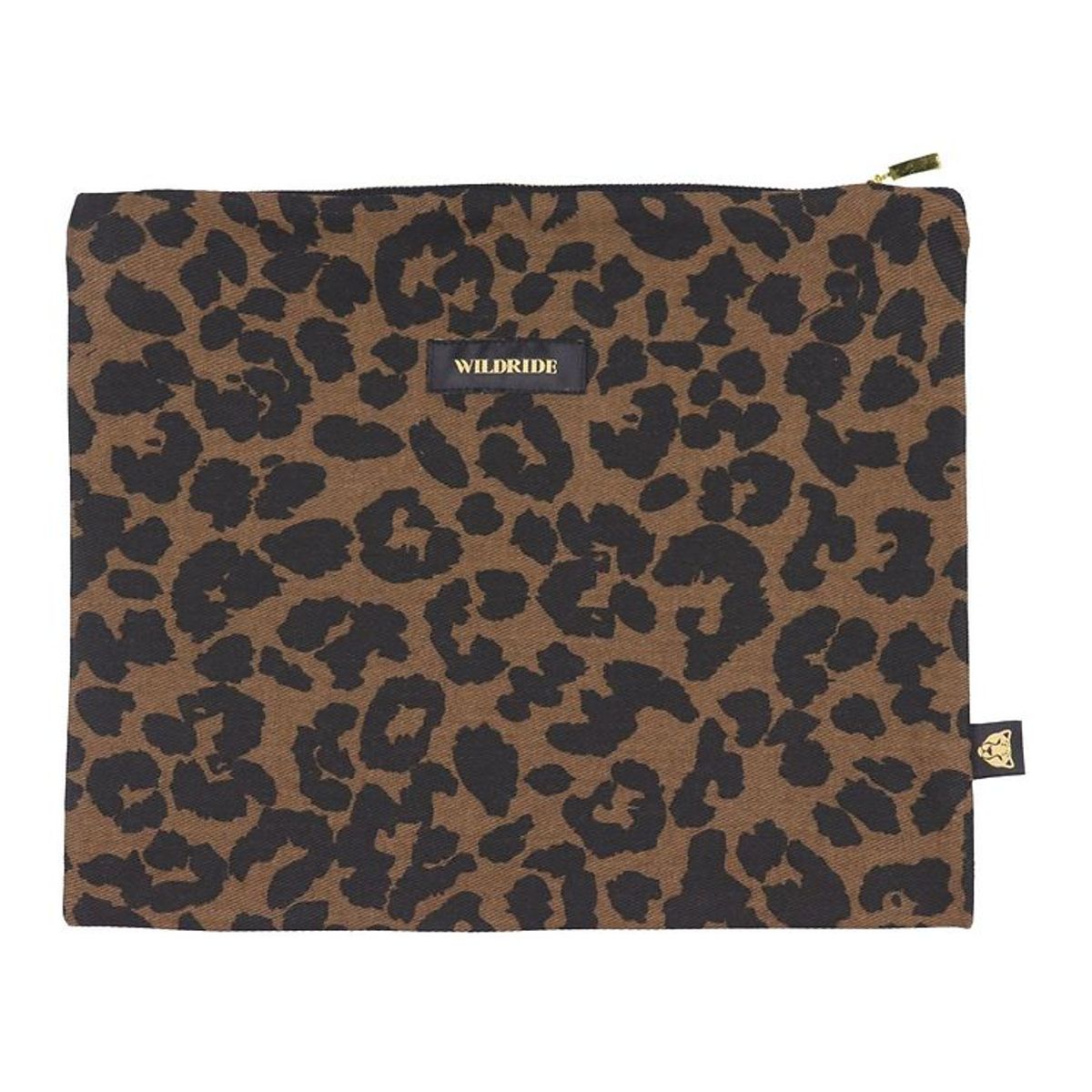 Wildride Taske - Pouch - 35x27 cm. - Brown Leopard