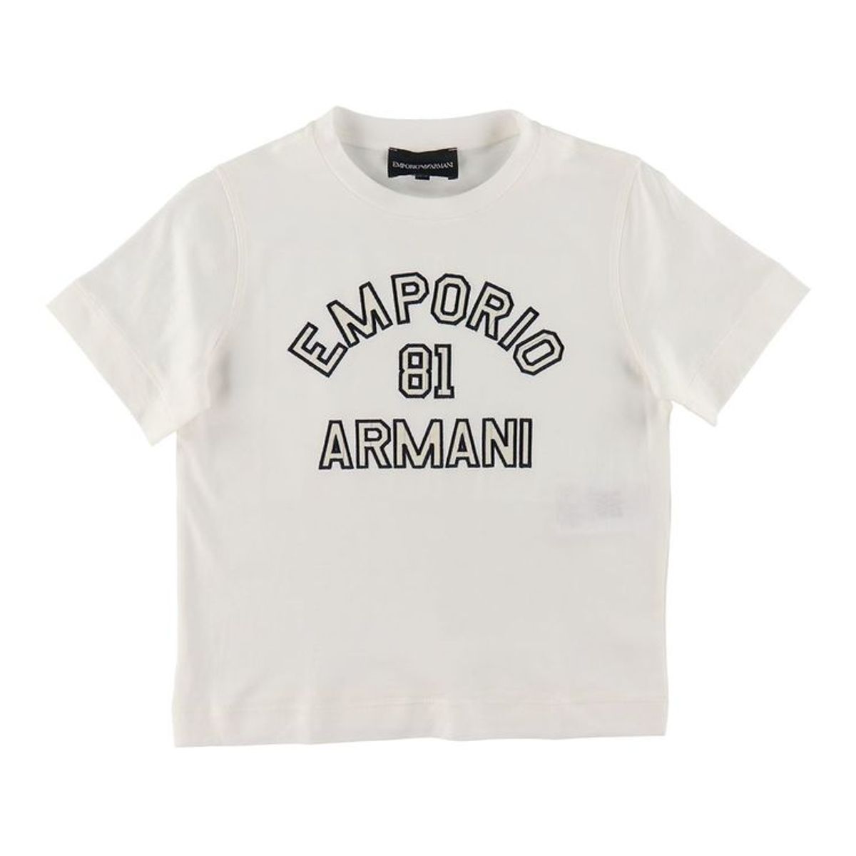 Emporio Armani T-shirt - Hvid m. Navy