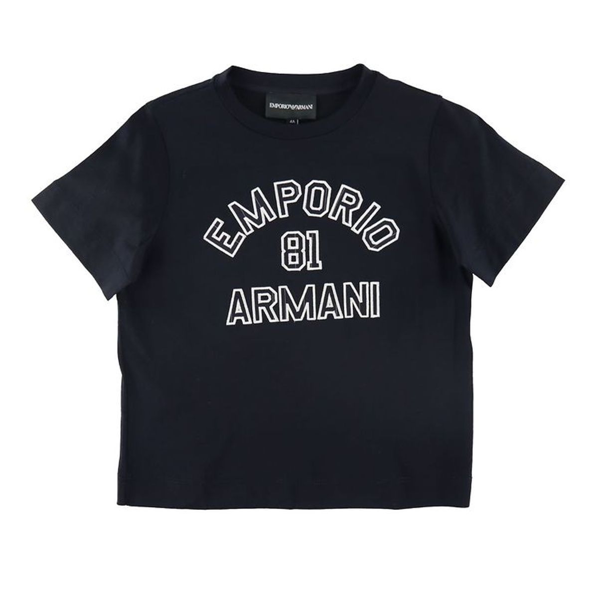 Emporio Armani T-shirt - Navy m. Hvid