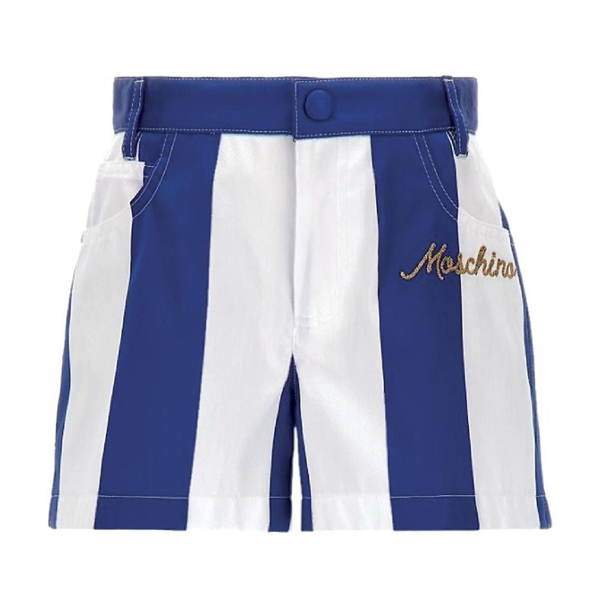 Moschino Shorts - Blå/Hvid Stribet